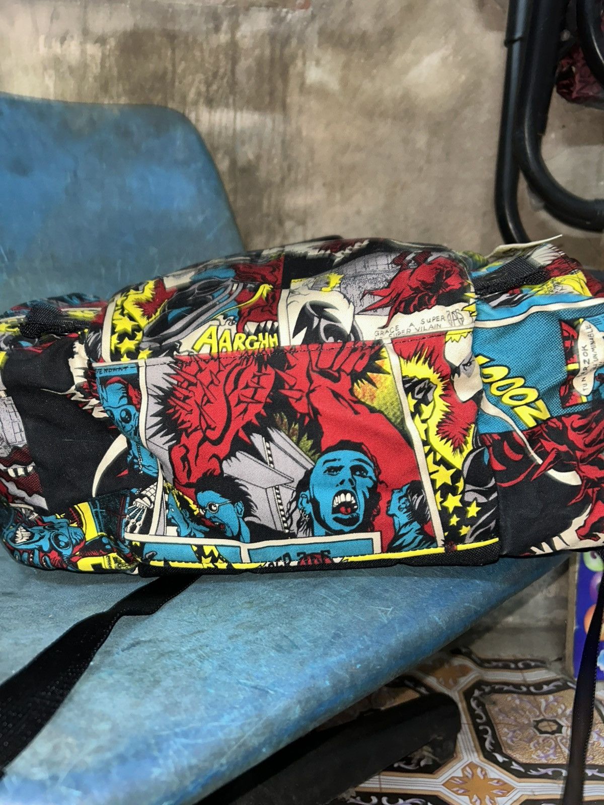 Jean Paul Gaultier F/W 1995 Comic Book Style 'The Virus Man' Three Way Bag Size ONE SIZE - 11 Thumbnail