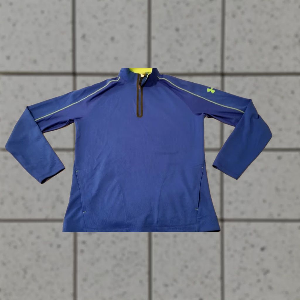 Under Armour Mens Under Armour Sweater Blue M Medium Athletic Gym Workout Size US M / EU 48-50 / 2 - 1 Thumbnail