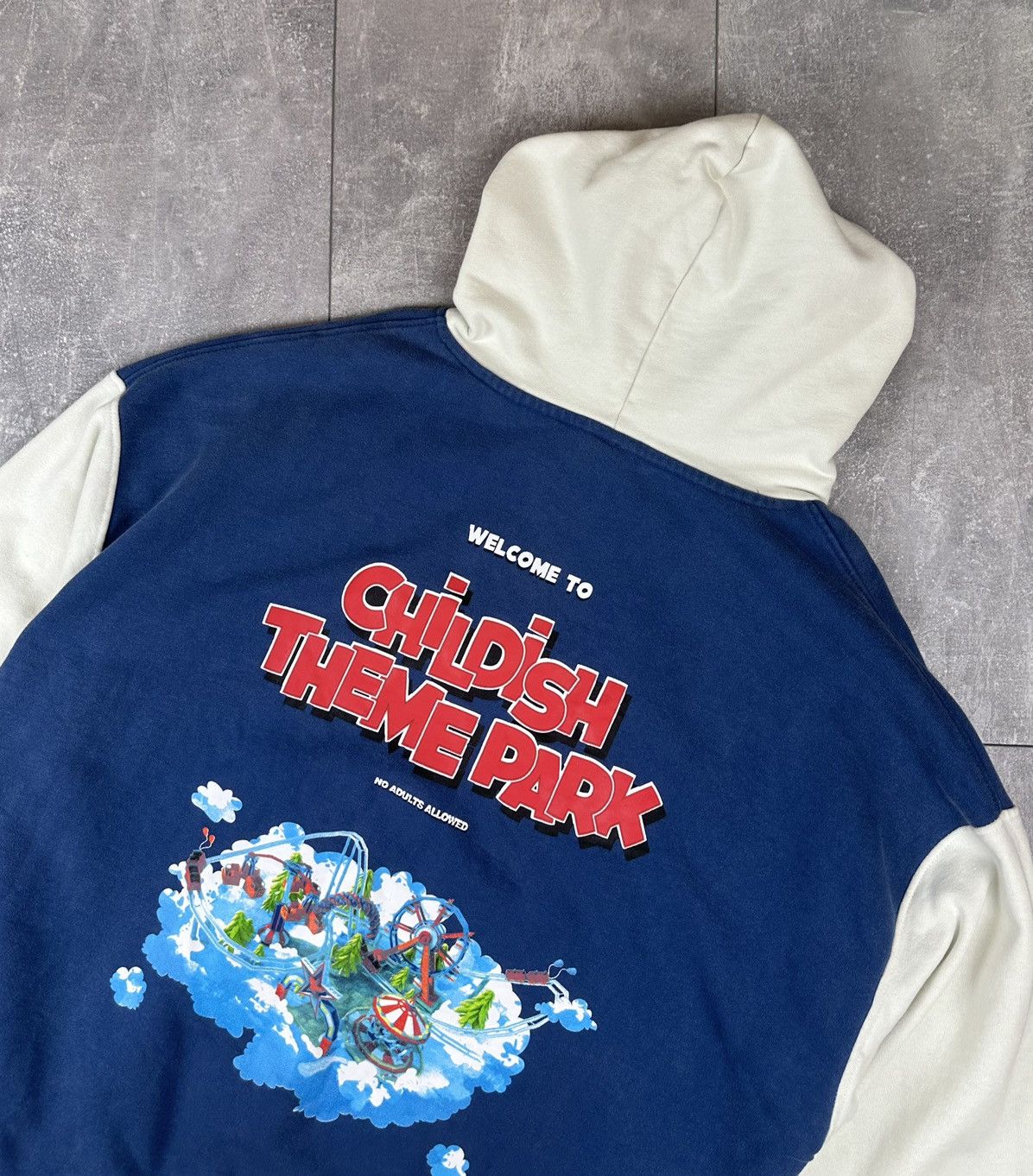 CHILDS Childish Theme Park Vintage Baggy Hoodie Size US XL / EU 56 / 4 - 8 Thumbnail