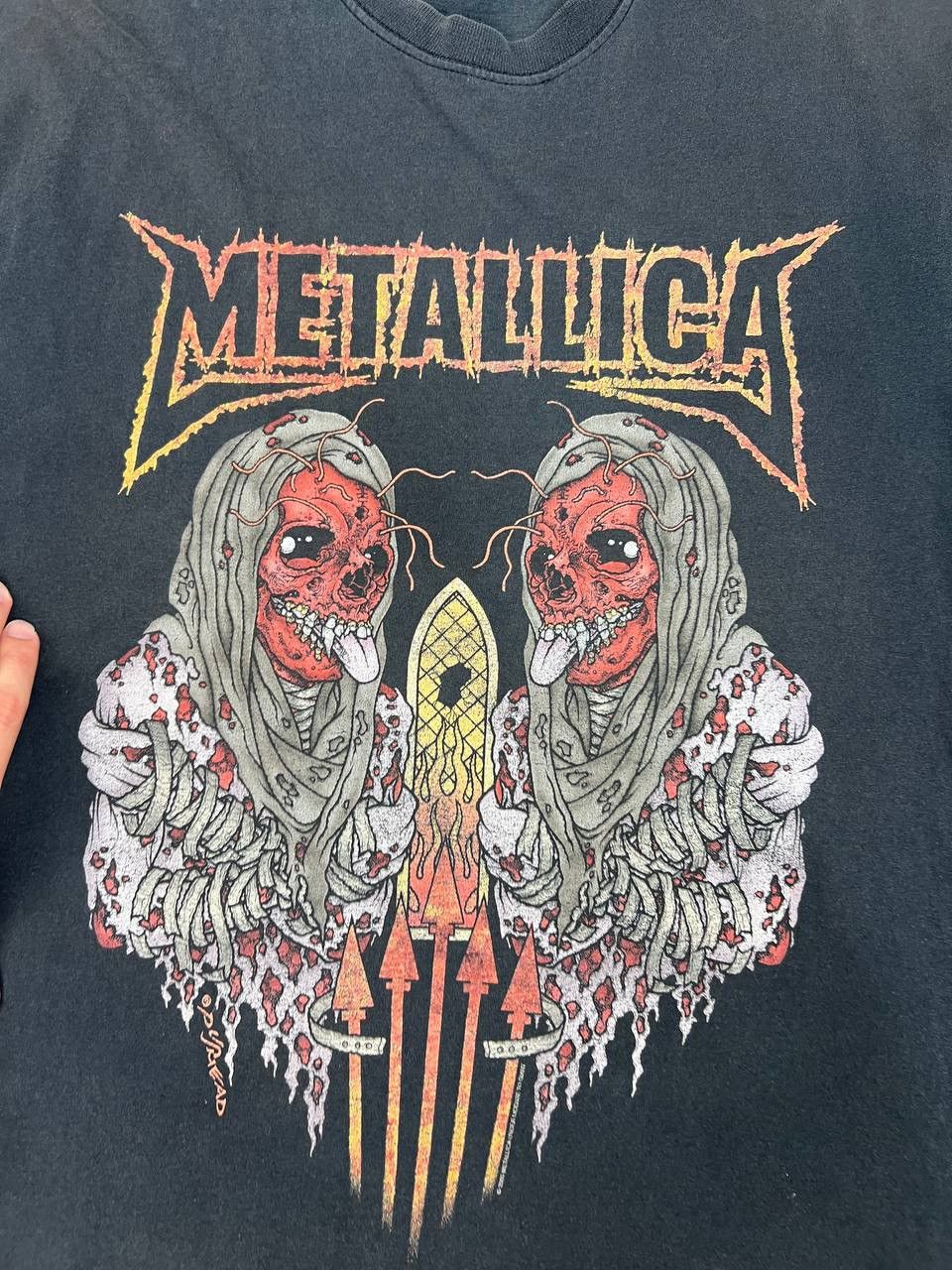 Metallica Vintage Metallica 2003 2004 World Tour T shirt Size US L / EU 52-54 / 3 - 5 Thumbnail