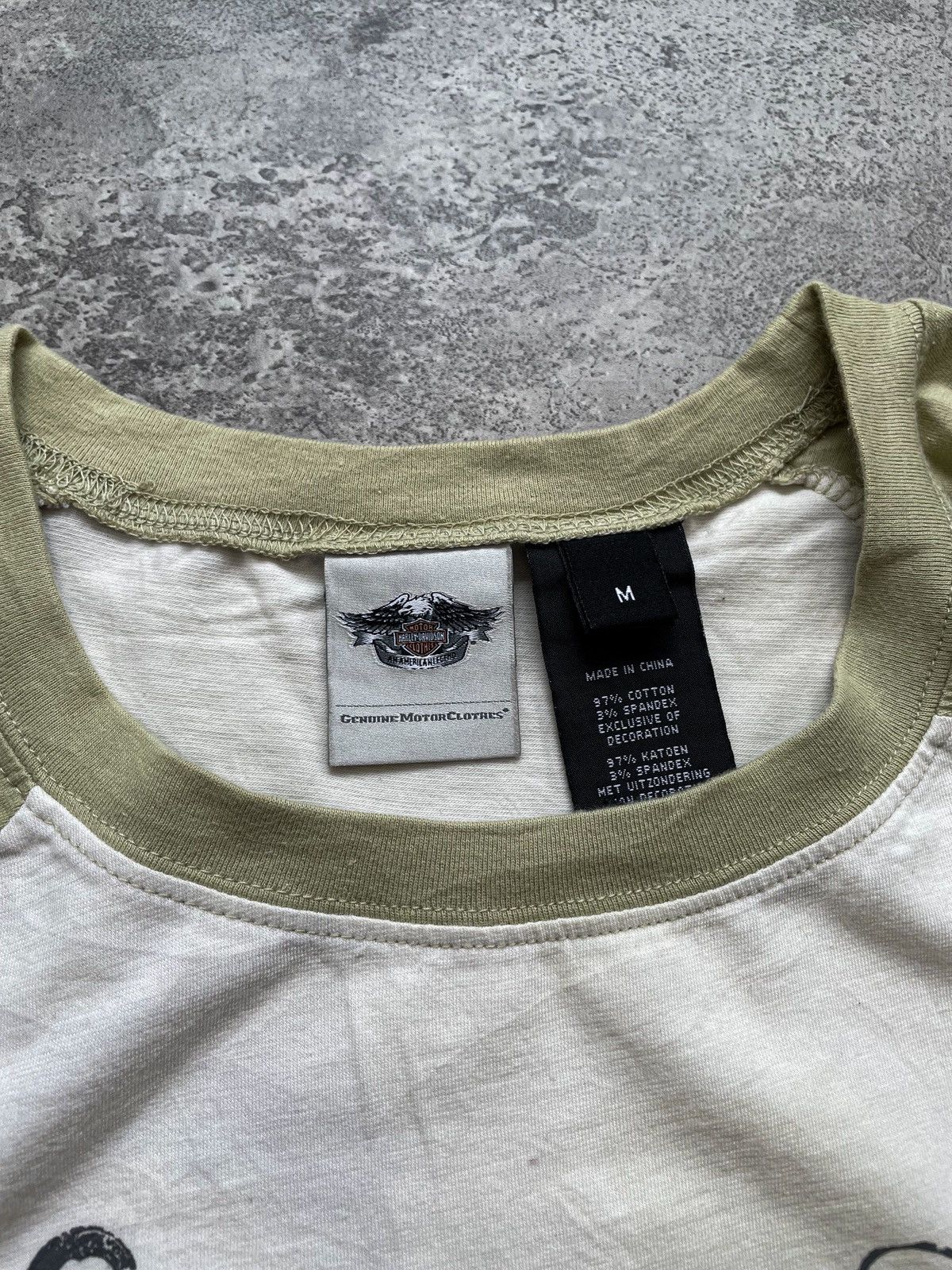 Harley Davidson Vintage Y2K Harley Davidson 3/4 Sleeve Raglan T-shirt Size S / US 4 / IT 40 - 5 Thumbnail