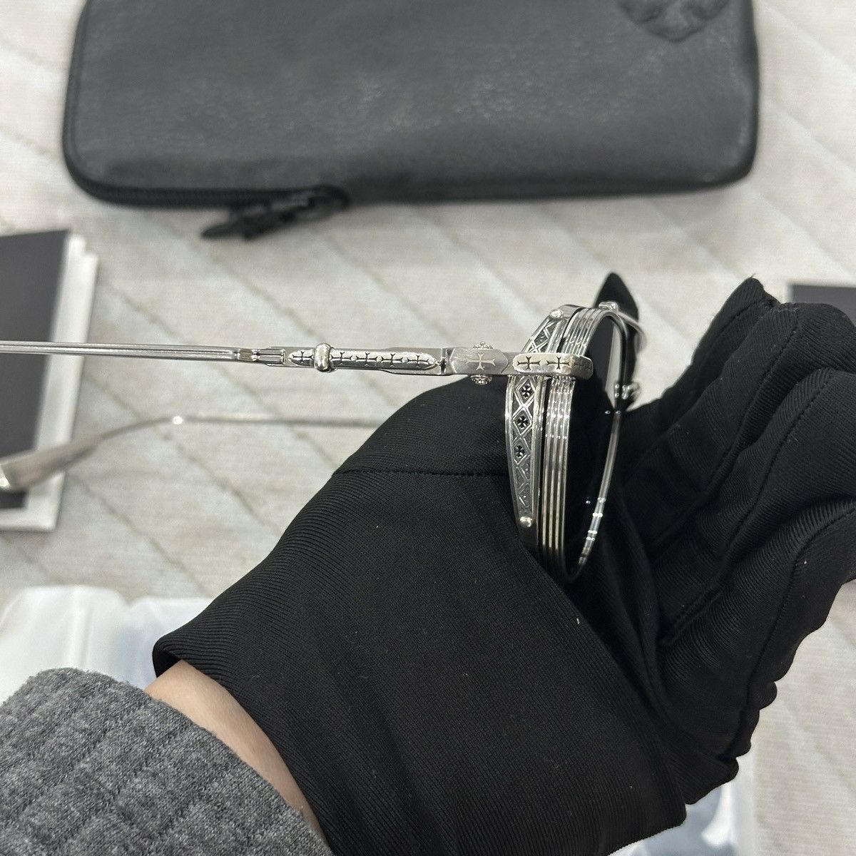 Chrome Hearts CHROME HEARTS FREE RIDE Brushed Alloy Size ONE SIZE - 7 Thumbnail