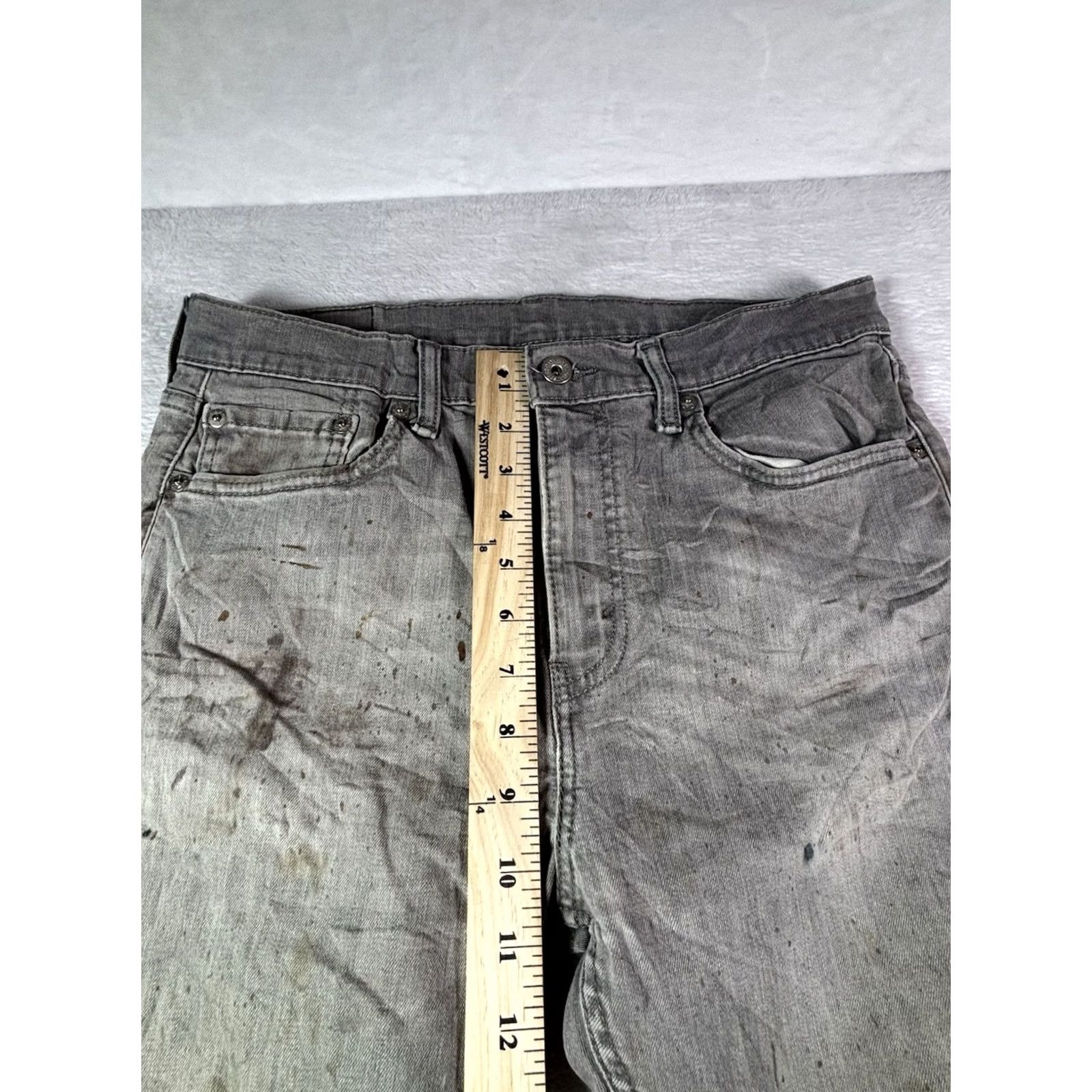 Levi's Levi's Jeans Men’s 32x32 Black Slim Straight Leg Distressed Outdoors 511 City 90s Mens Regular Jeans Size US 32 / EU 48 - 3 Thumbnail