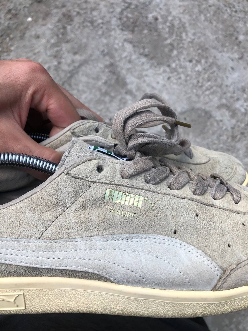 Puma × Vintage VERY RARE PUMA MADRID SPAIN SNEAKERS DESIGNER RETRO Y2K 90s Size US 12 / EU 45 - 4 Thumbnail