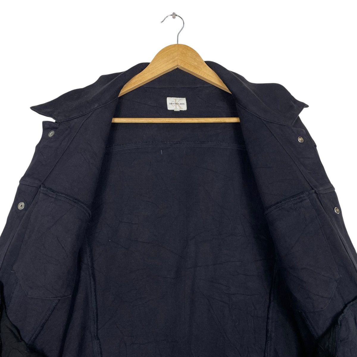 Calvin Klein × Calvin Klein 205W39NYC 💥CALVIN KLEIN DENIM TRUCKER LOOSE SLEEVE JACKET Size US M / EU 48-50 / 2 - 12 Thumbnail