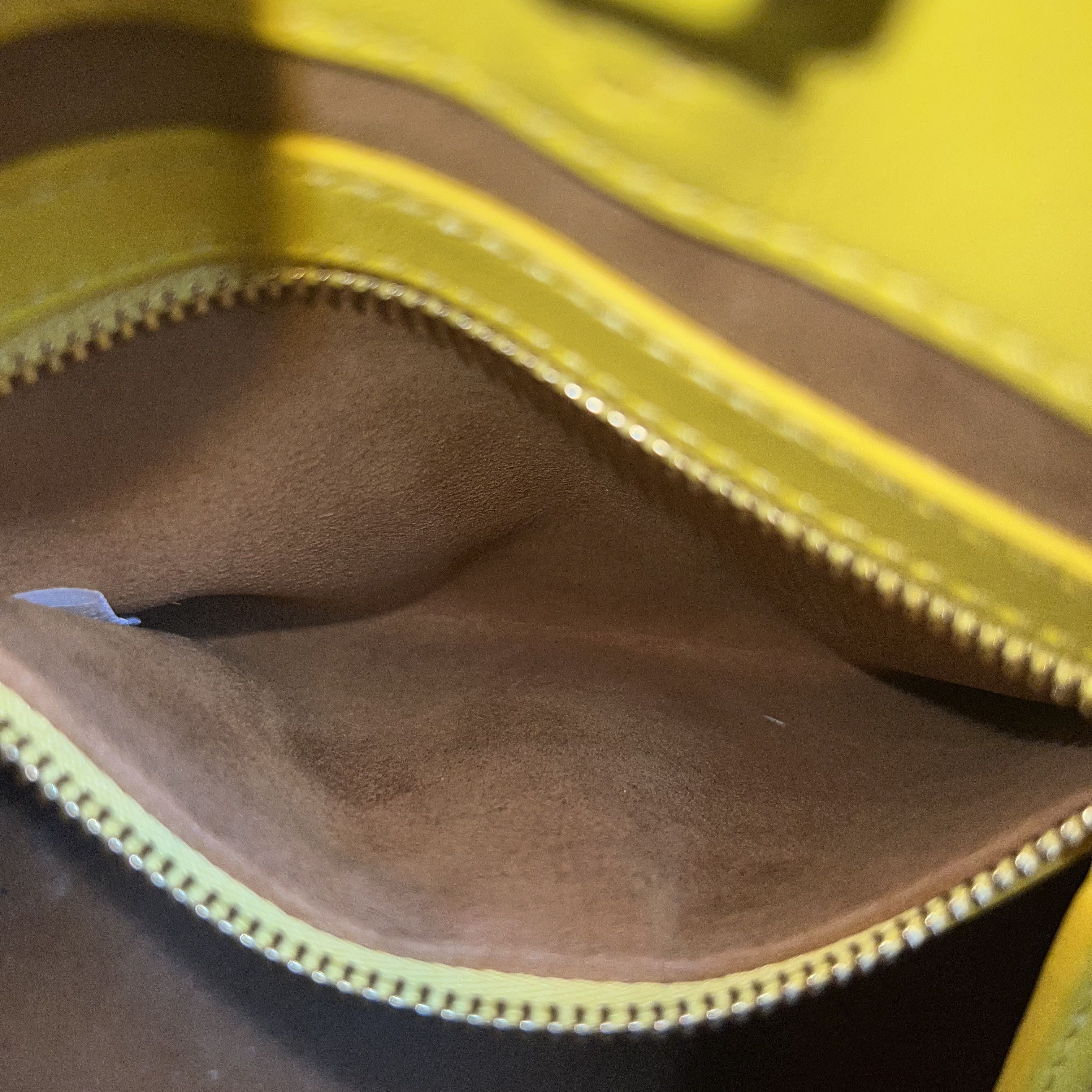MCM MCM Mini Tonal Logo Leather Tote Bag Yellow Size ONE SIZE - 11 Thumbnail