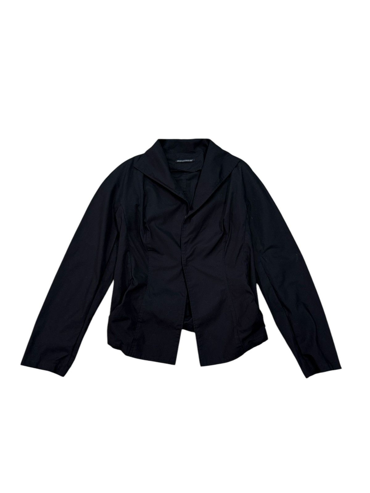 Yohji Yamamoto YOHJI YAMAMOTO + NOIR BLACK BLAZER Size XS / US 0-2 / IT 36-38 - 2 Thumbnail