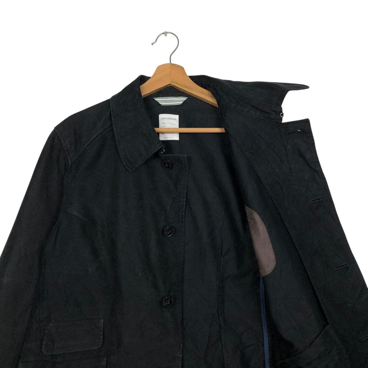 Japanese Brand 🔥RICH BLACK VINTAGE CHORE JACKET ADDITION ISSEY MIYAKE Size US M / EU 48-50 / 2 - 14 Thumbnail