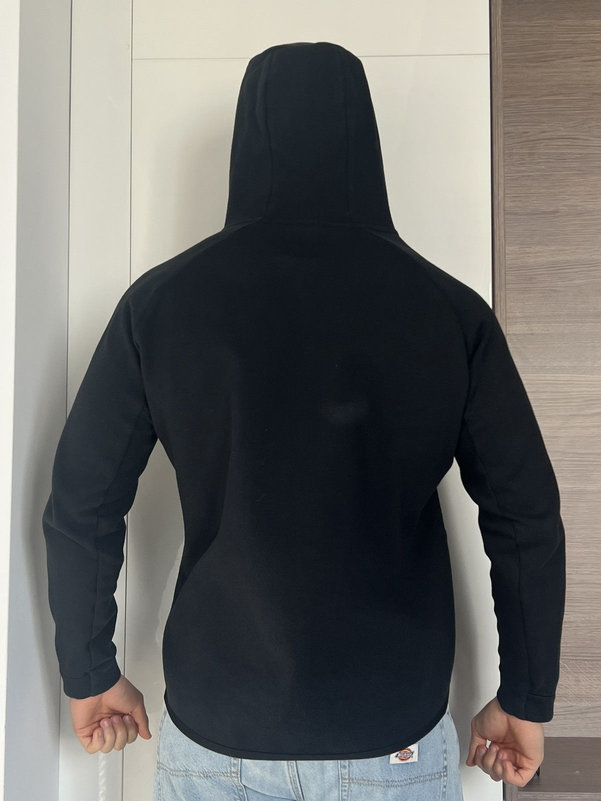 Designer × Nike ‼️Nike Tech Fleece Triple Black Windrunner Zip Hoodie‼️ Size US L / EU 52-54 / 3 - 13 Thumbnail