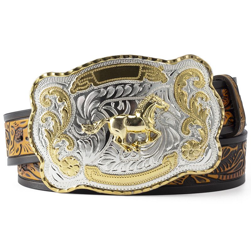 Designer Modern Vintage Belt Riveted Belts Menswear Accessories Size ONE SIZE - 1 Thumbnail