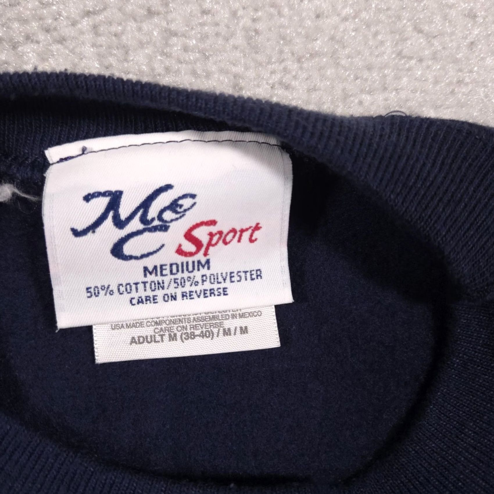 Vintage VINTAGE Mc Sport Sweatshirt Mens M Blue Golf Graphic Crewneck Fleece 90s Size US M / EU 48-50 / 2 - 5 Thumbnail
