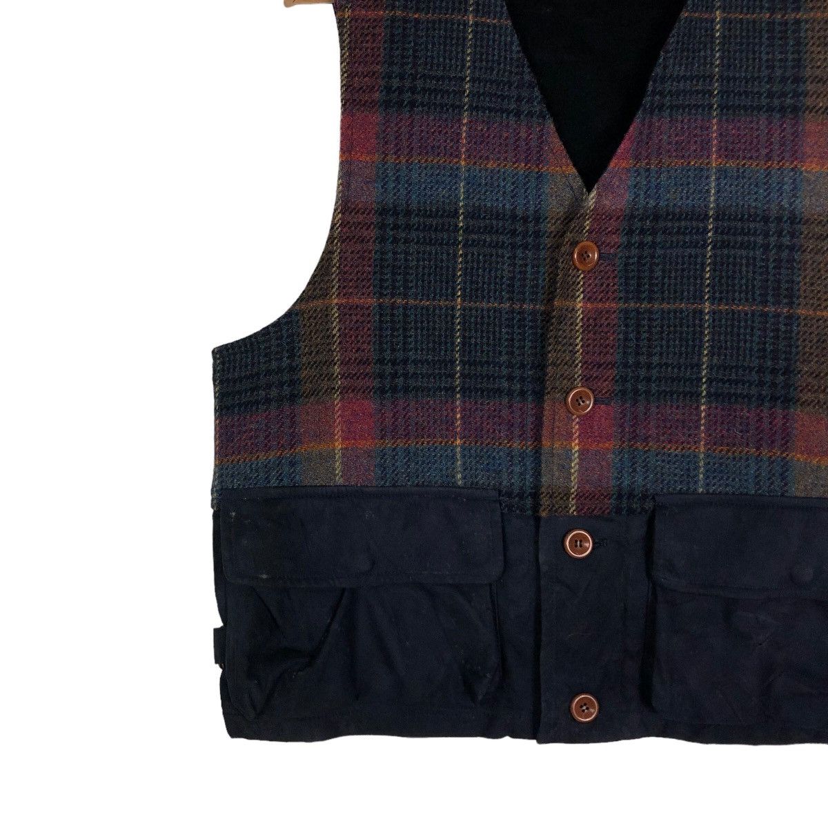 Japanese Brand 🔥Vintage Wool Waist Coats Tartan Design Woven in Ireland Size US L / EU 52-54 / 3 - 4 Thumbnail