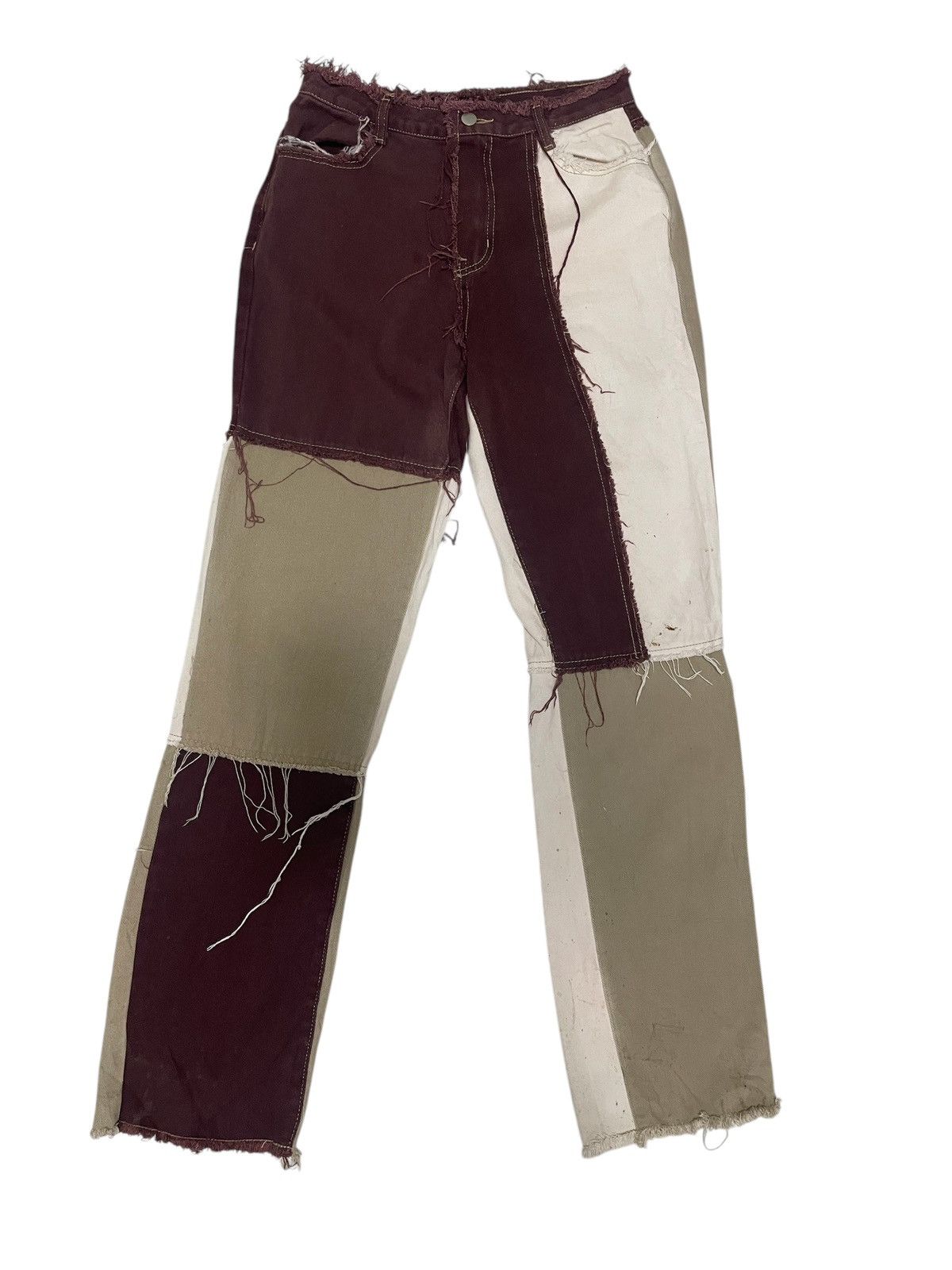 Japanese Brand Rare patchwork pant like hysteric Size US 29 - 2 Thumbnail