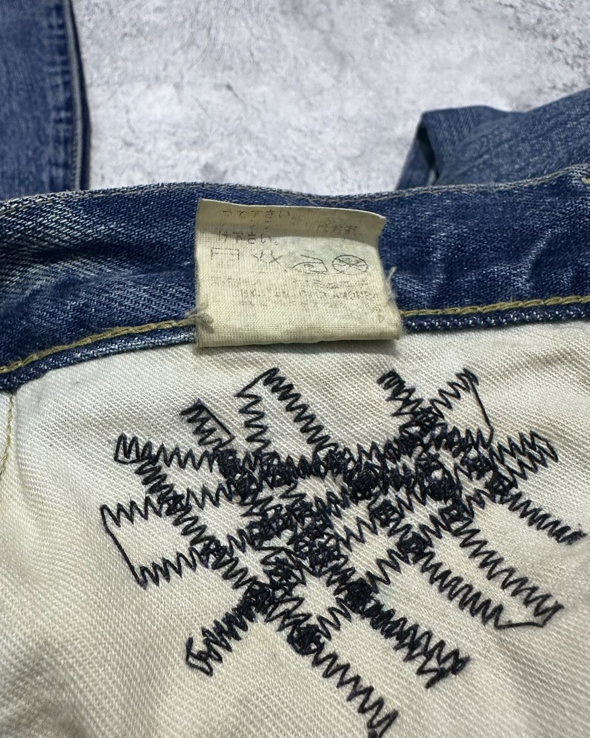 Hysteric Glamour × If Six Was Nine Hysteric Glamour Led Zeppelin Flared Jeans Vkei Size US 32 / EU 48 - 9 Thumbnail