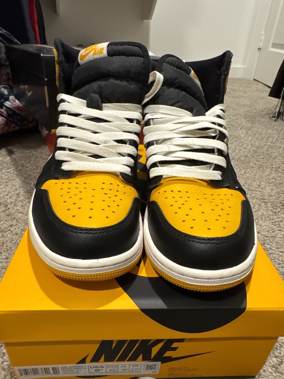 Nike Nike jordan 1 taxi size 9.5 Size US 9.5 / EU 42-43 - 6 Thumbnail