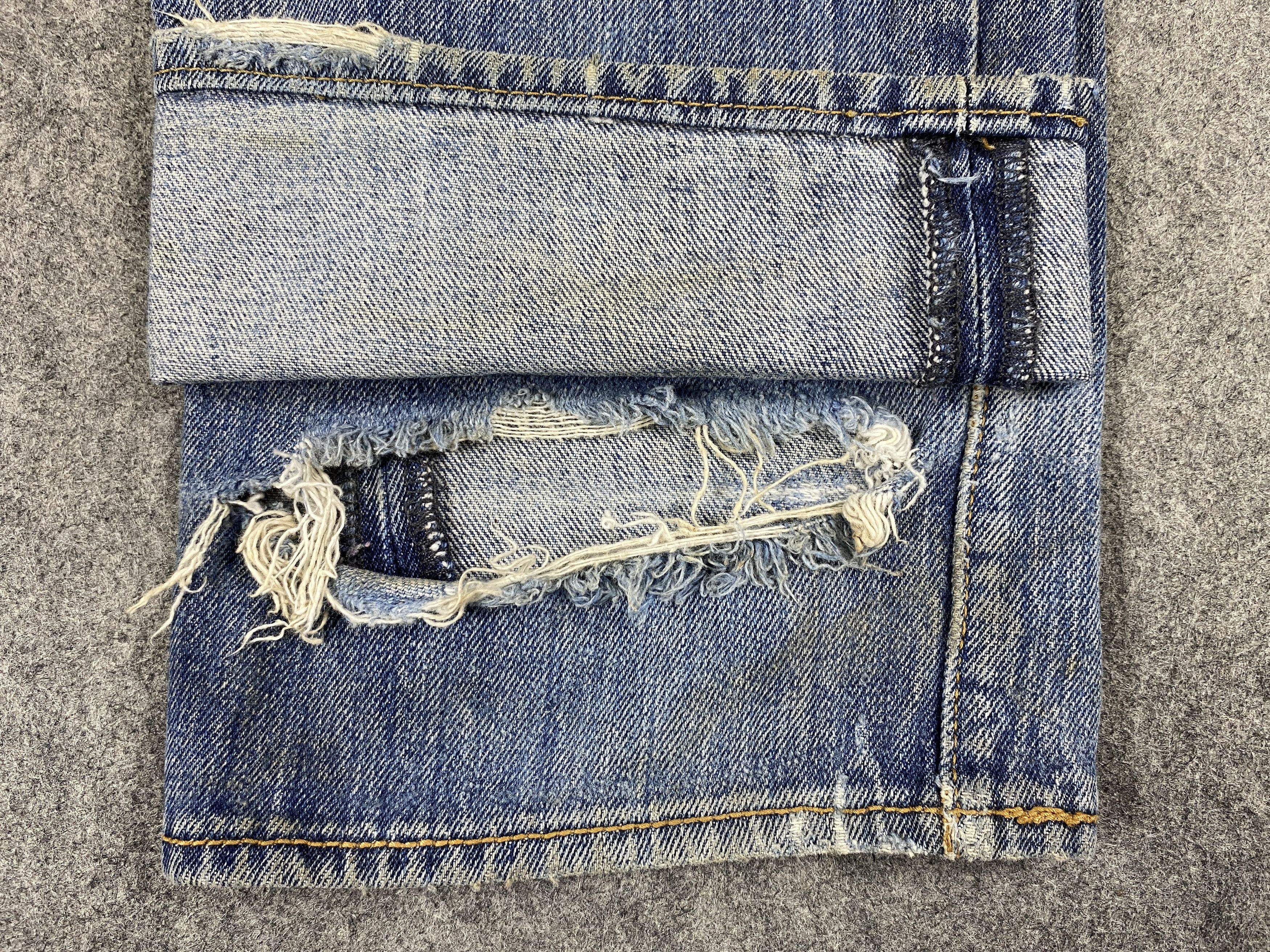Levi's Dirty Used Blue Vintage Levi's 501 32x30.5 Denim -JN2245 Size US 32 / EU 48 - 11 Thumbnail