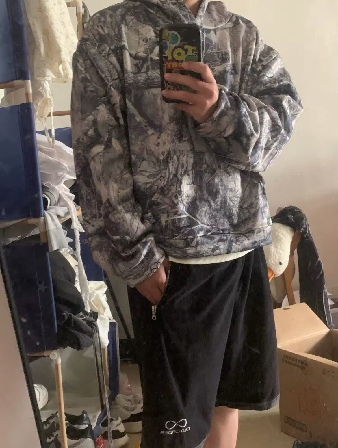 Japanese Brand × Vintage Y2K vintage Hoodie Hip Hop 2000s Oversized Size US XL / EU 56 / 4 - 6 Thumbnail