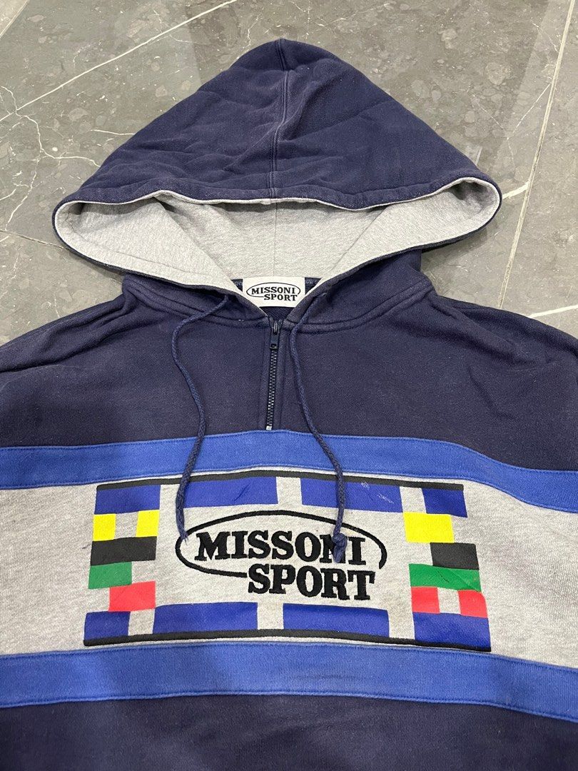Missoni Vintage Missoni Sports Hoodie Size US M / EU 48-50 / 2 - 3 Thumbnail