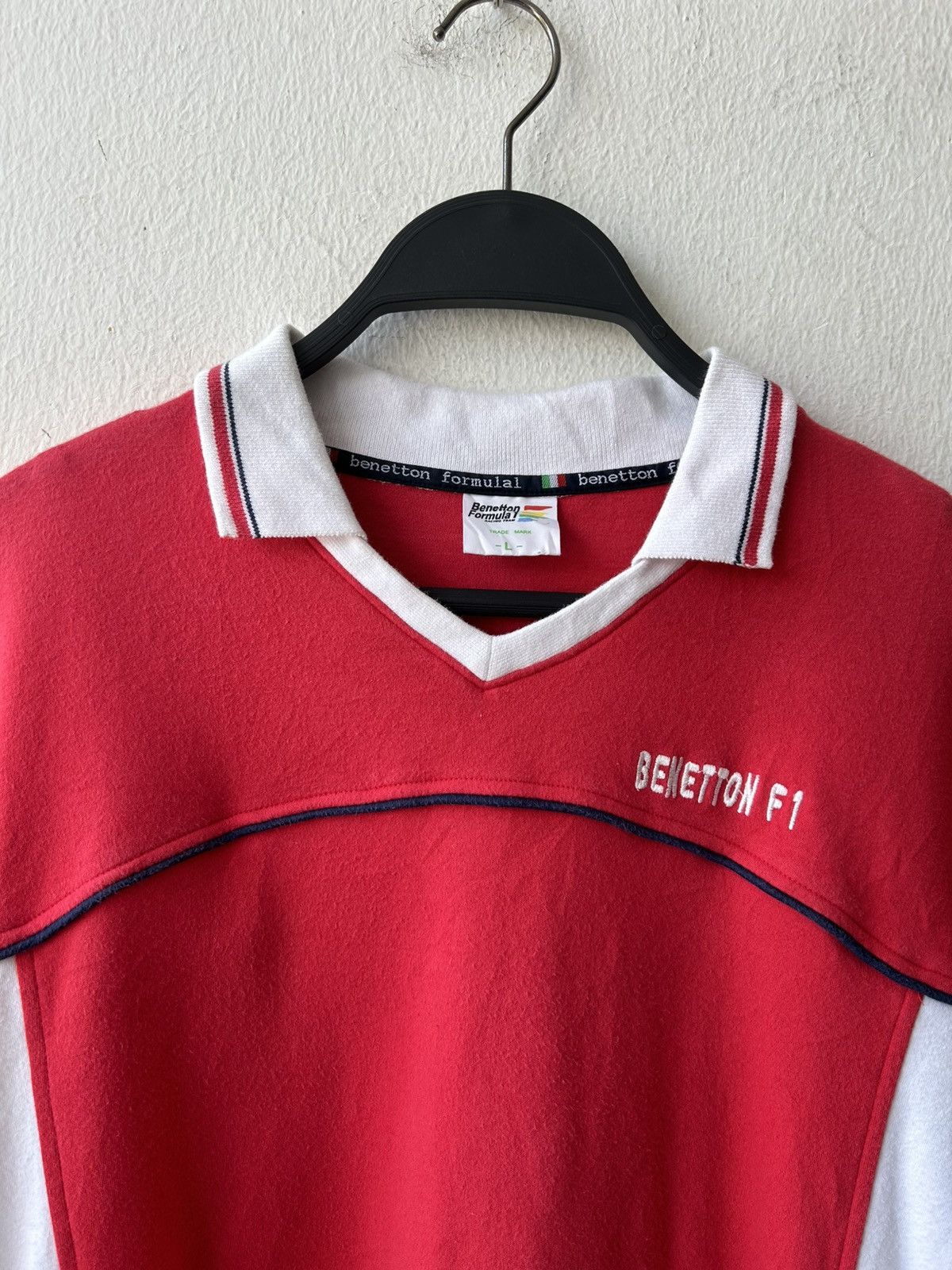 Benetton Benetton Formula 1 Collar Shirt Size L / US 10 / IT 46 - 5 Thumbnail