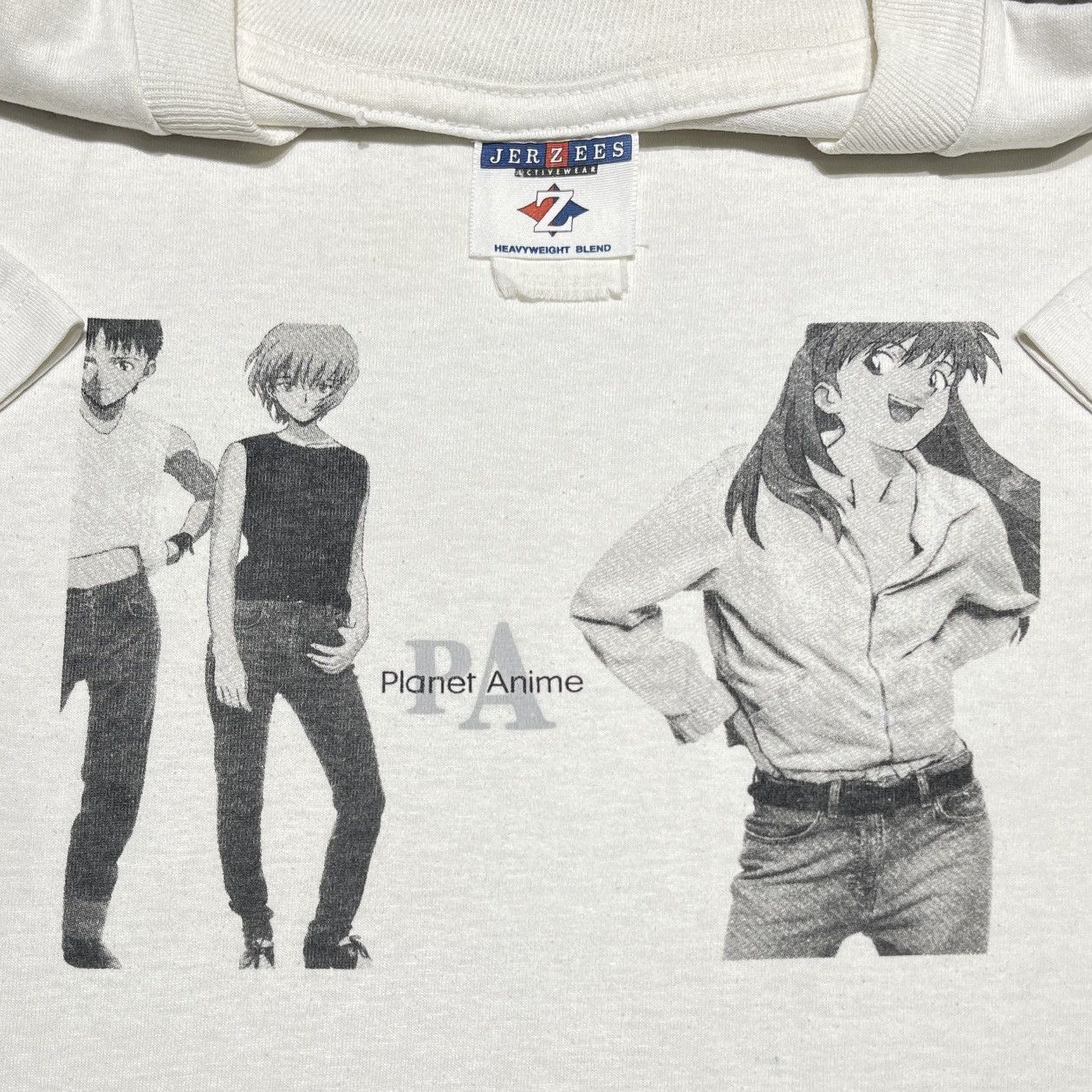 Vintage Vintage 90’s Evangelion Planet Anime Promo Size US XL / EU 56 / 4 - 1 Thumbnail