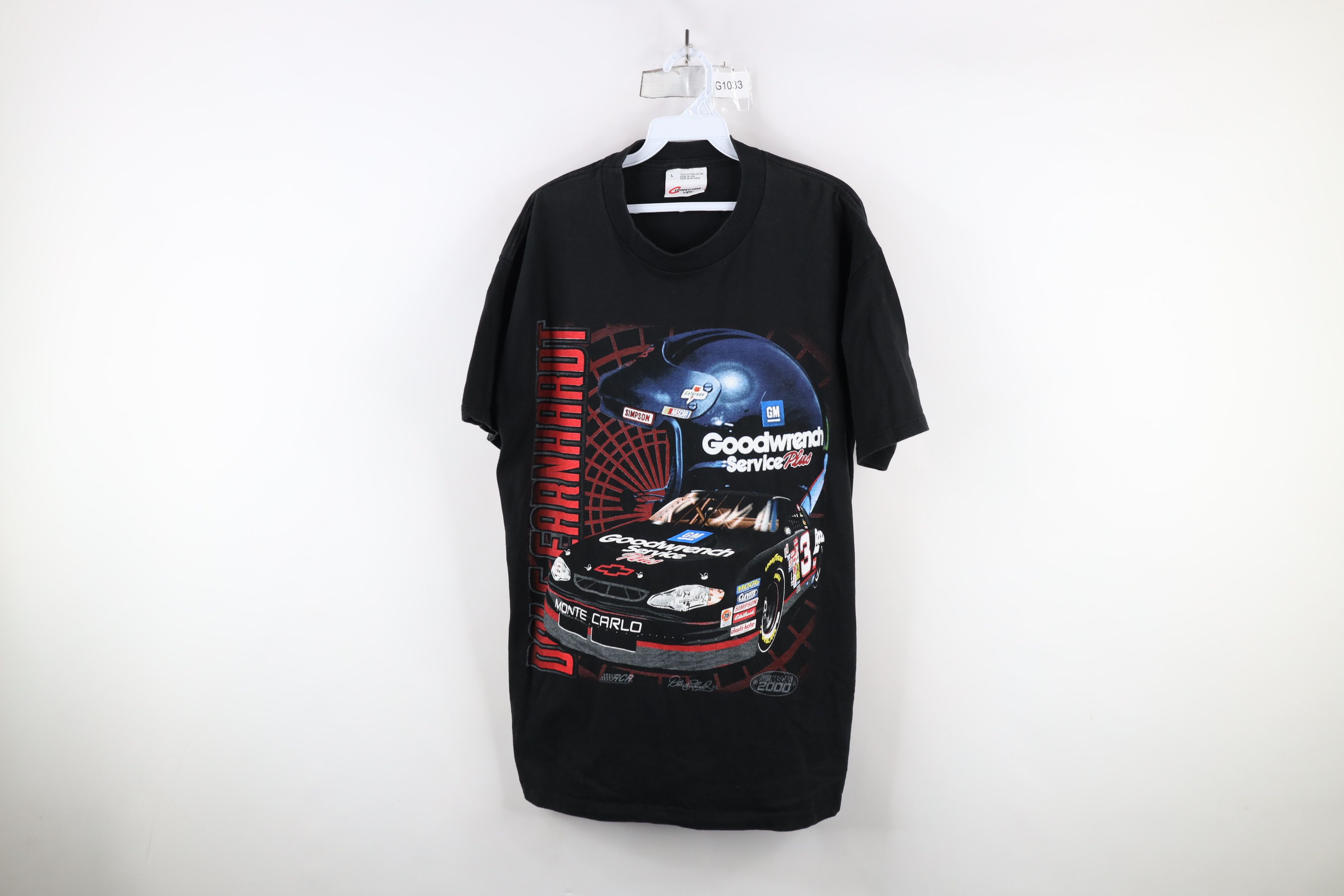 Vintage Y2K 2000 NASCAR Print Dale Earnhardt T-Shirt USA