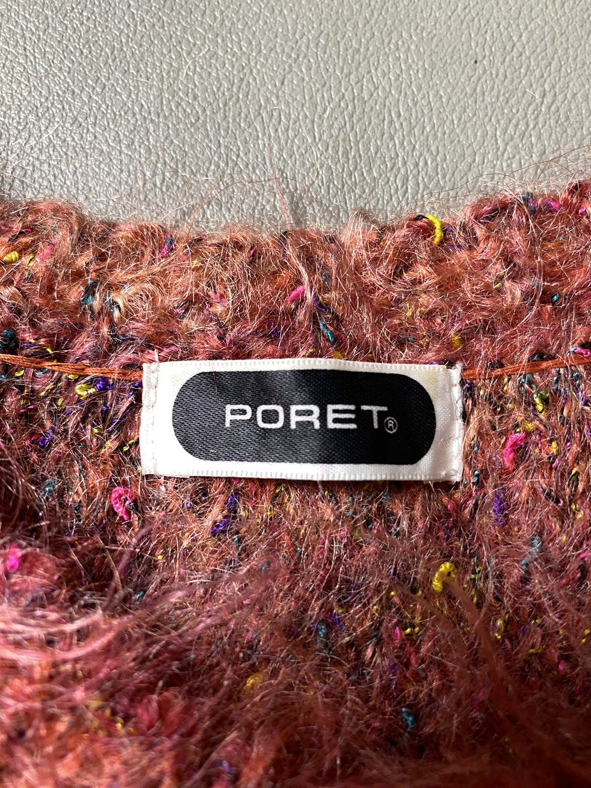 If Six Was Nine × Japanese Brand Poret Fuzzy Mohair Grunge Sweater Cardigan Size US M / EU 48-50 / 2 - 7 Thumbnail