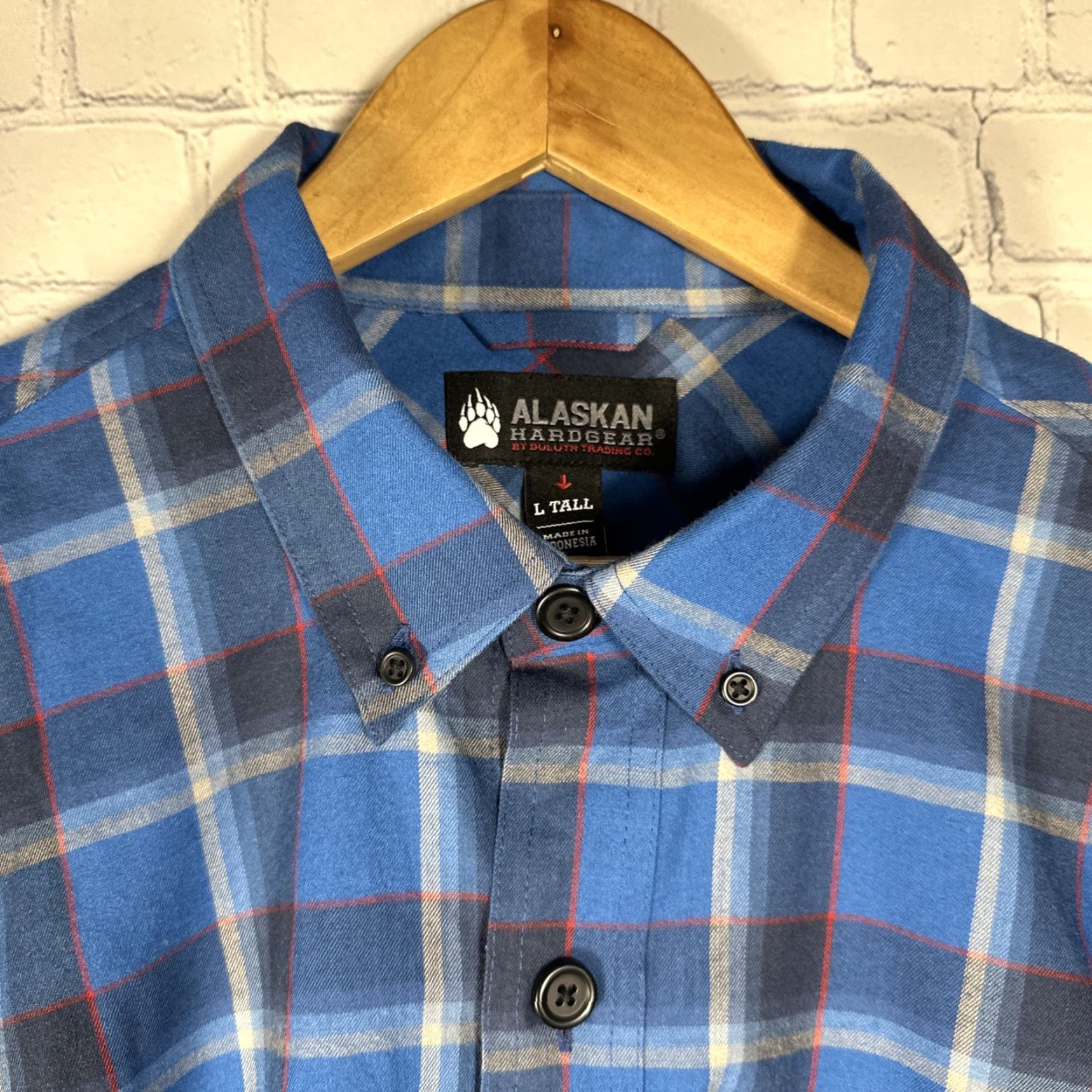Vintage Alaskan Hardgear Midnight Sun Flannel Shirt Mens LT Plaid Wool Blend Outdoor)' Size US L / EU 52-54 / 3 - 4 Thumbnail