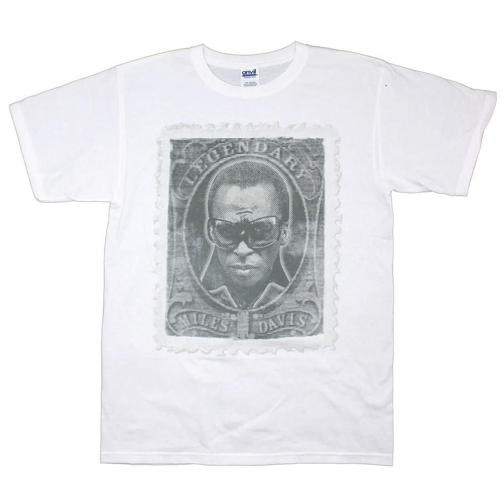 Miles Davis T-shirt - Postage Stamp Glasses Tee - M
