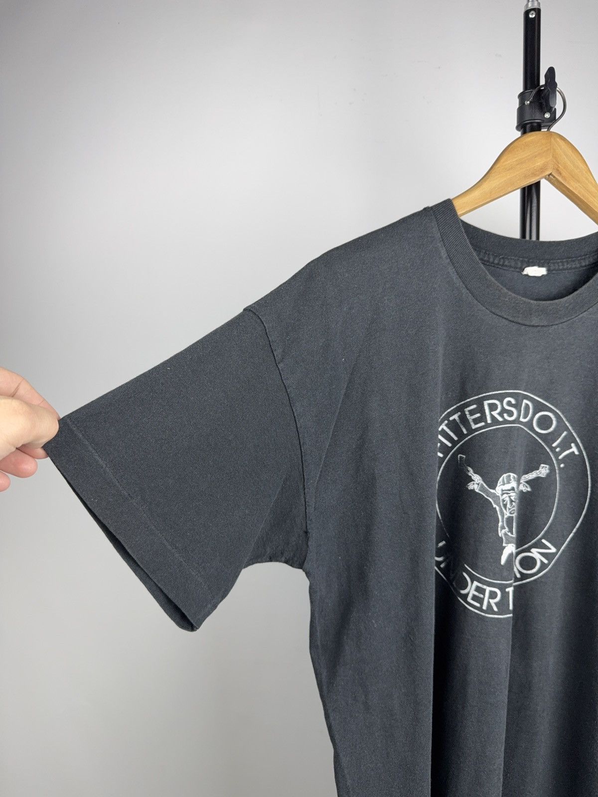 Vintage Retro 90s Vintage Fitters Do It Under Tension Graphic Tee Size US M / EU 48-50 / 2 - 2 Thumbnail