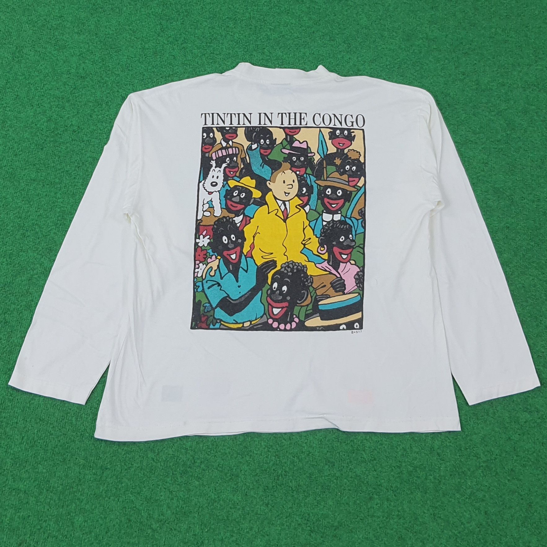 Other Vintage Adventure of TinTin Long Sleeve Tshirt C239N48 Size US L / EU 52-54 / 3 - 1 Thumbnail