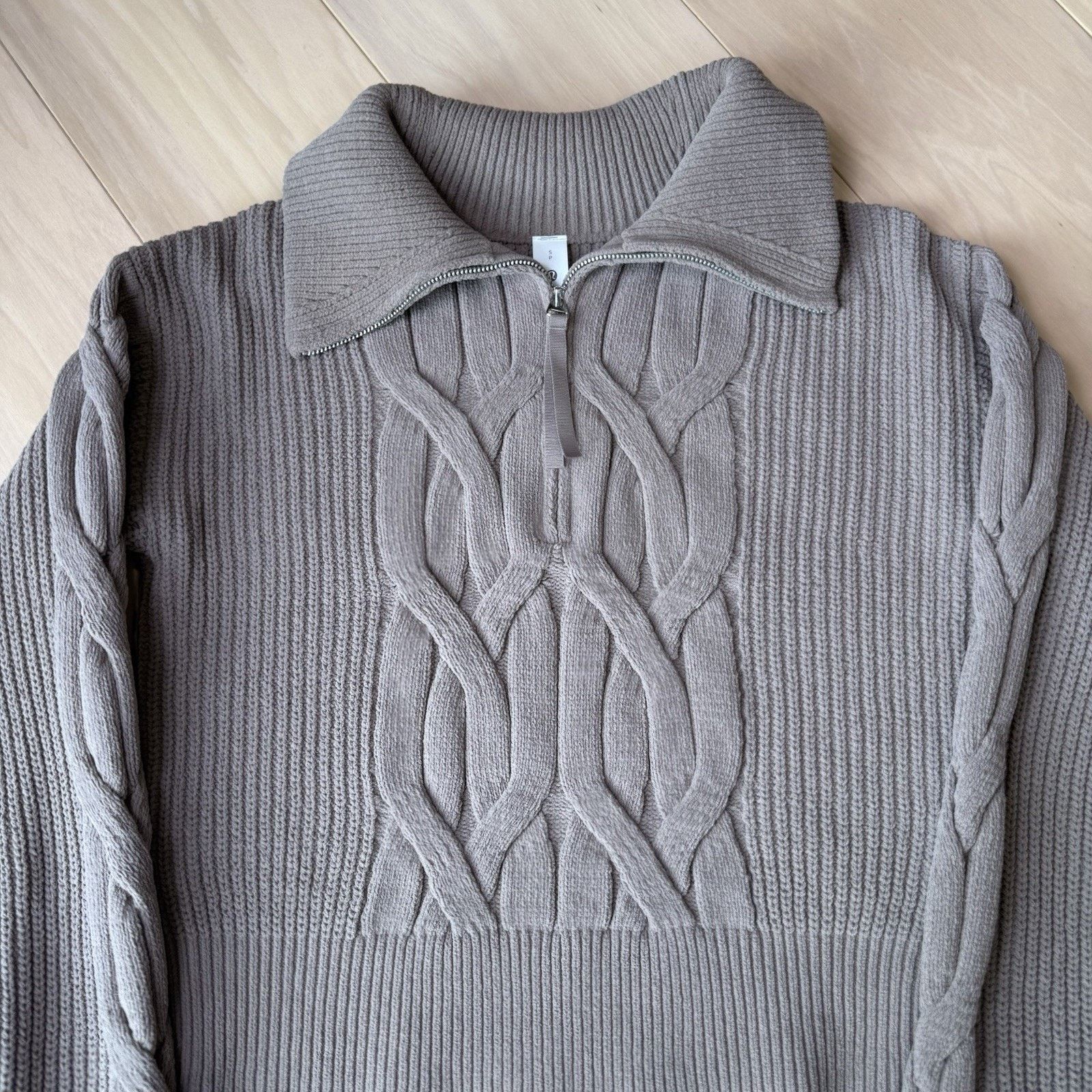 Lululemon Lululemon Cable Knit Oversized Half Zip Sweater Women's S Size S / US 4 / IT 40 - 4 Thumbnail