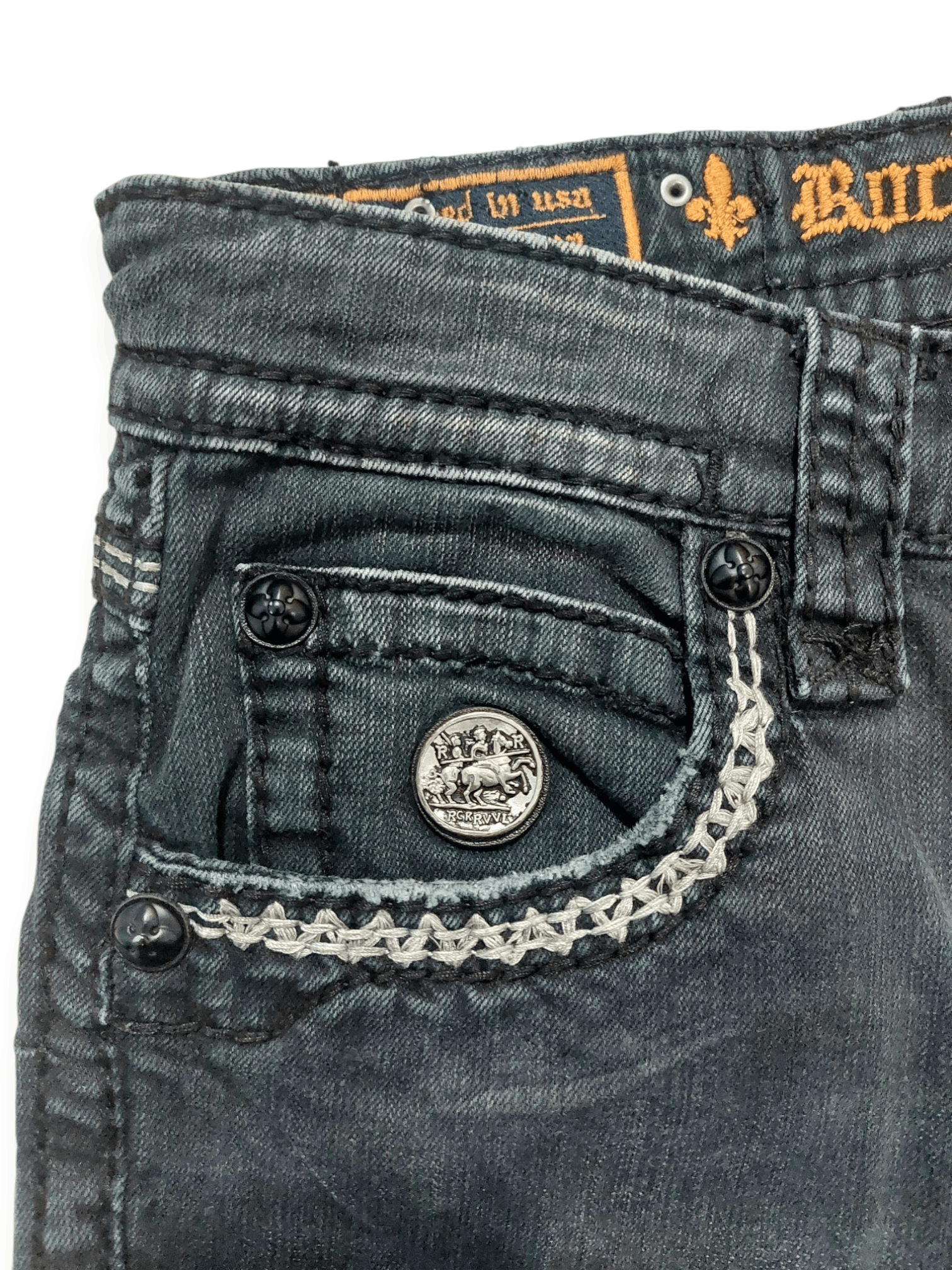 Rock Revival Flare💥 Vintage Punk Rock Revival Jeans Size US 30 / EU 46 - 12 Thumbnail