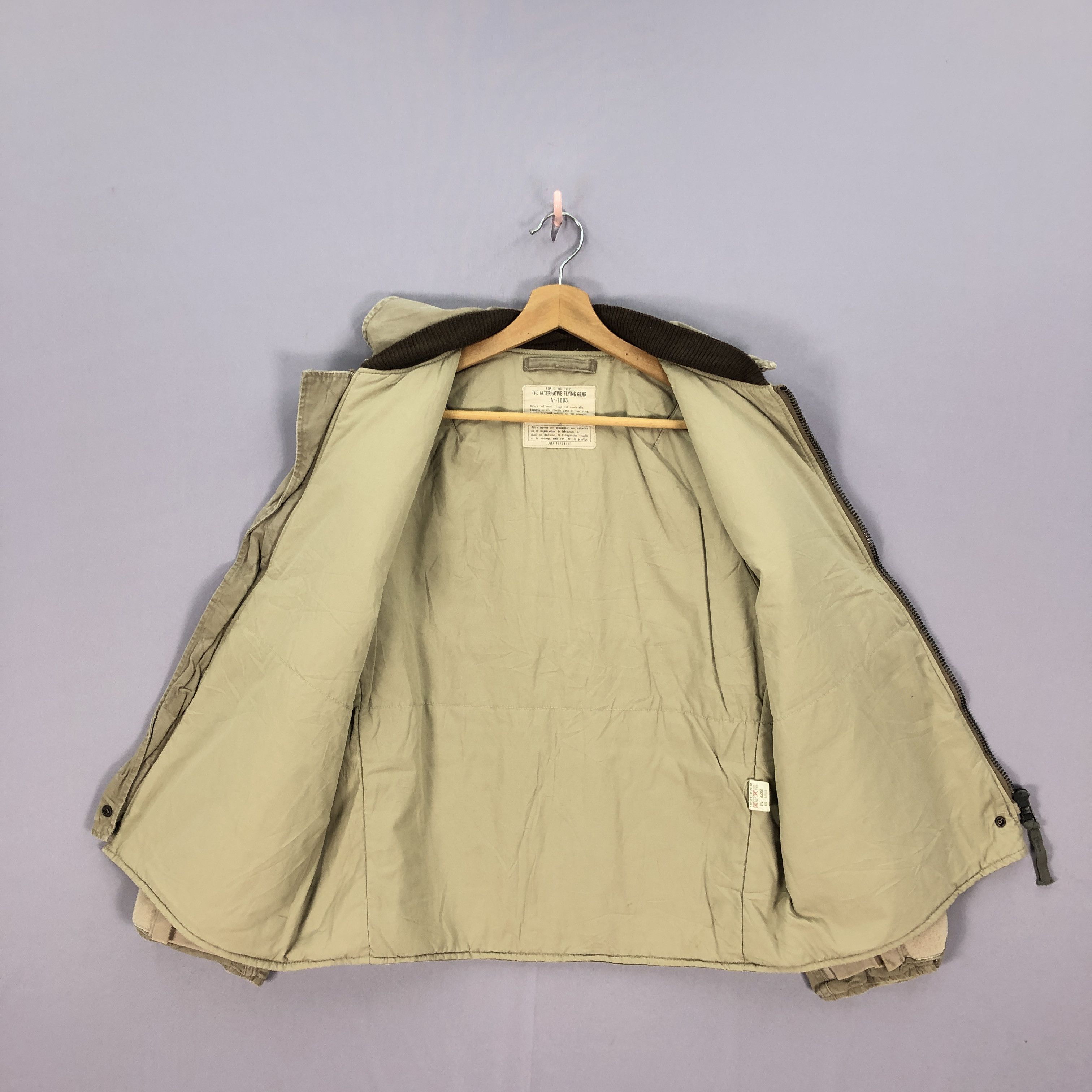 Japanese Brand Vintage RNA Flying Gear AF 1003 Punk Military Army Jacket Size US L / EU 52-54 / 3 - 5 Thumbnail