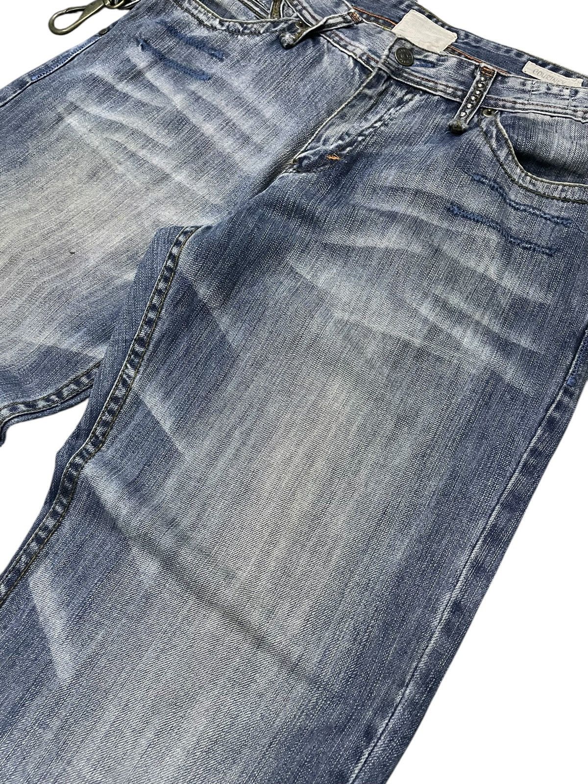 Hysteric Glamour Taverniti 🪝 Hooks Embellished Patched Baggy Loose Jeans Size US 31 - 7 Thumbnail