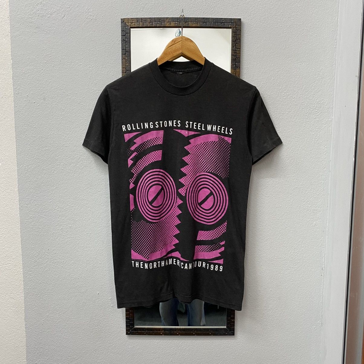 Band Tees Vintage The Rolling Stones Steel Wheels North American Tour Size US S / EU 44-46 / 1 - 1 Thumbnail