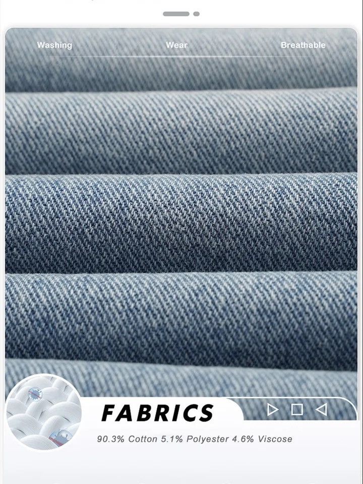 Blue faded jeans