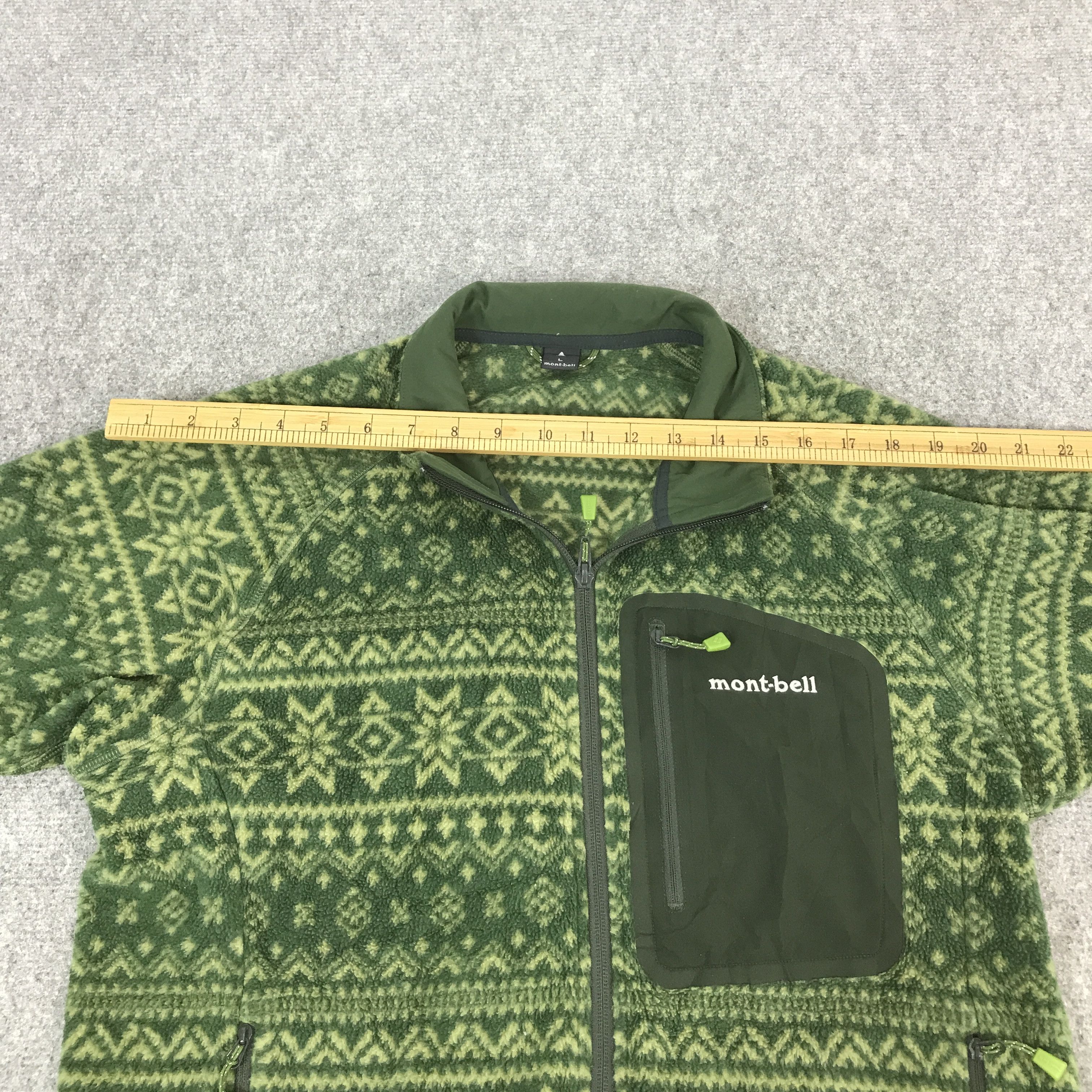 Montbell vtg montbell fleece navajo outdoor jacket K63B5 Size US L / EU 52-54 / 3 - 5 Thumbnail