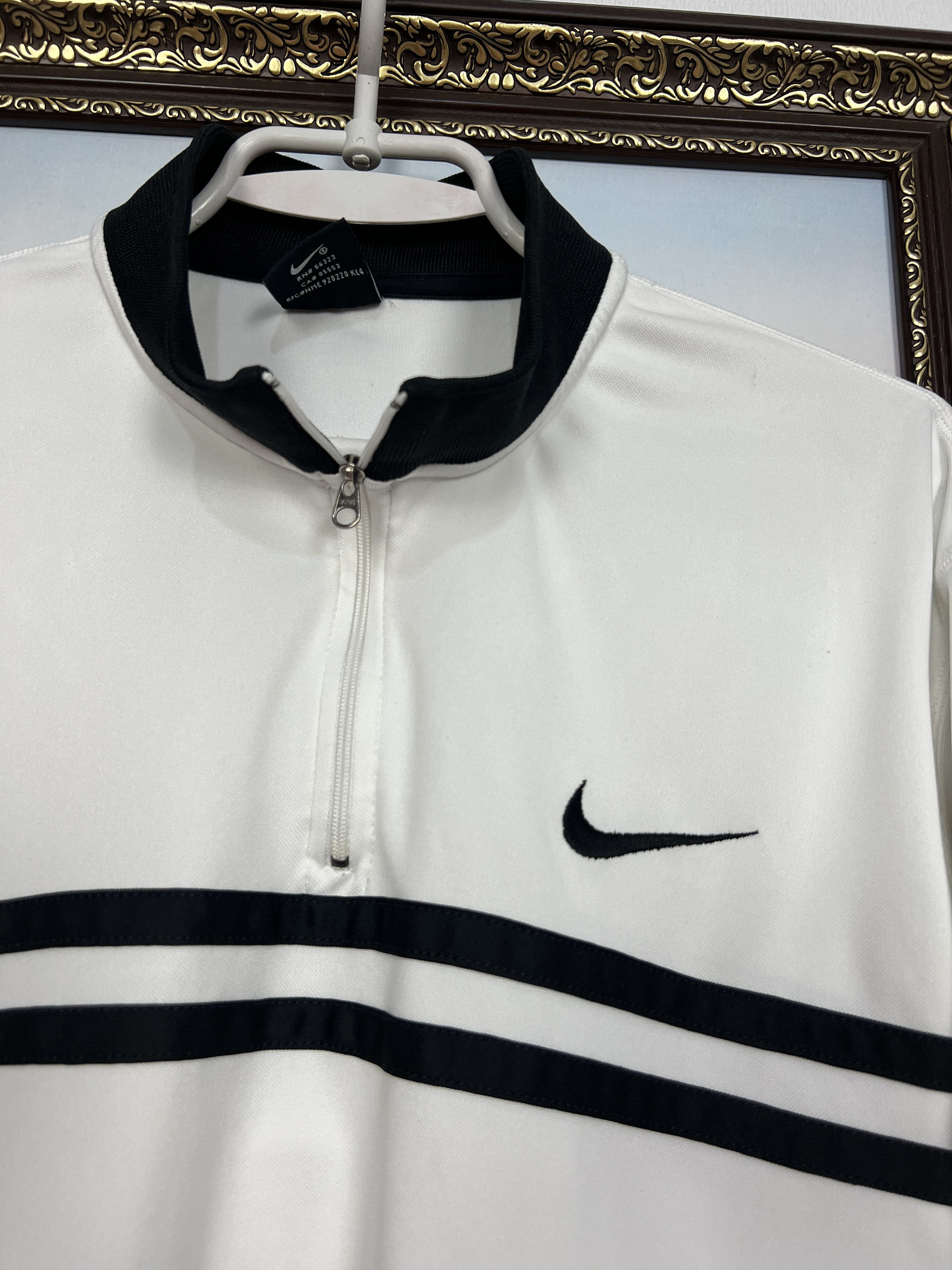Nike Shirt Agassi Zip Challenge Court Tennis Long Sleeve Jersey Size US S / EU 44-46 / 1 - 3 Thumbnail
