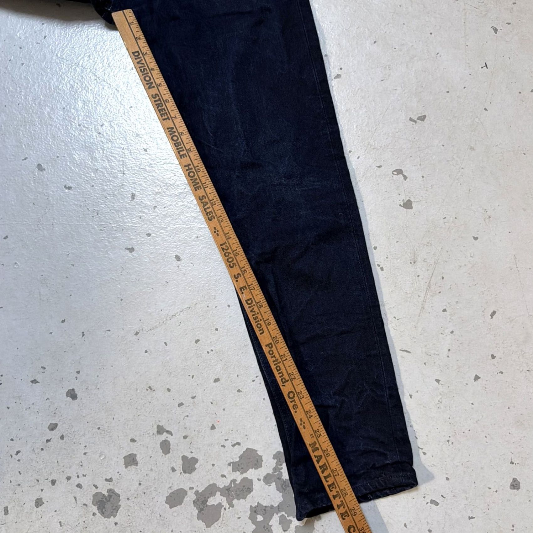 3sixteen 3sixteen Jeans ST-120X Japanese Selvedge Denim Made In USA 32 Blue Denim Jeans 3sixteen Regular Men 32 Vintage Heritage Workwear Tapered Mens Size US 32 / EU 48 - 4 Thumbnail