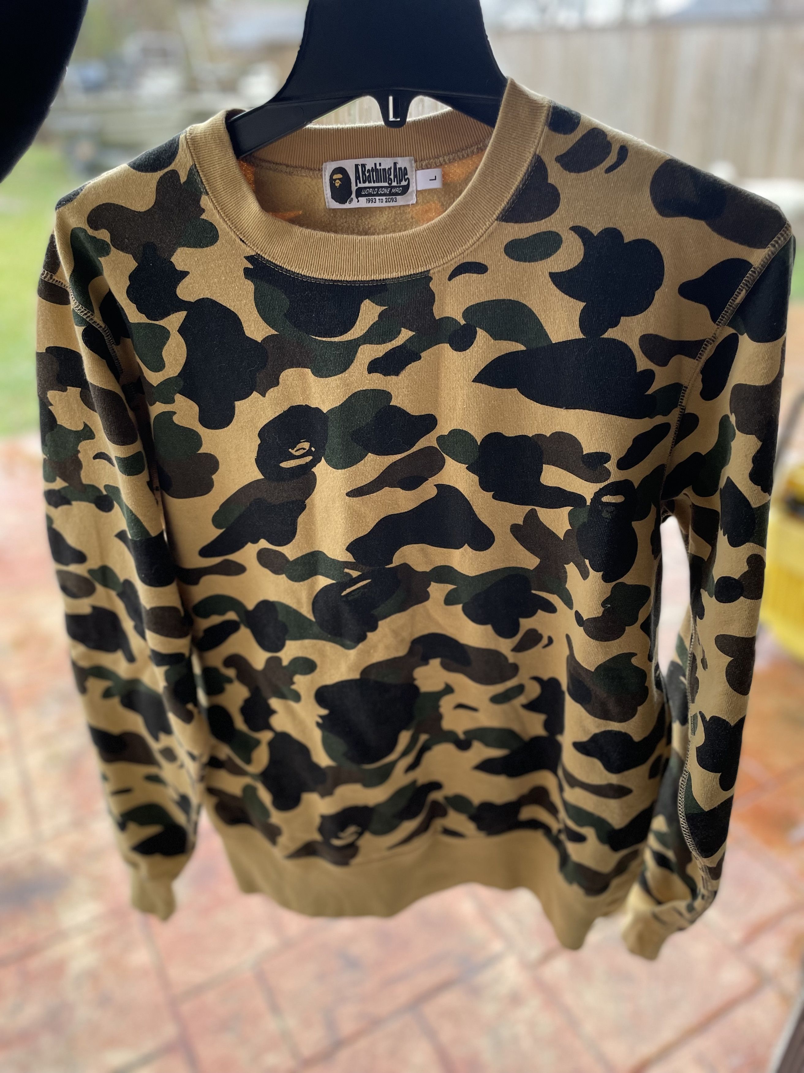 Bape BAPE 1st Camo Crewneck Size US L / EU 52-54 / 3 - 3 Thumbnail