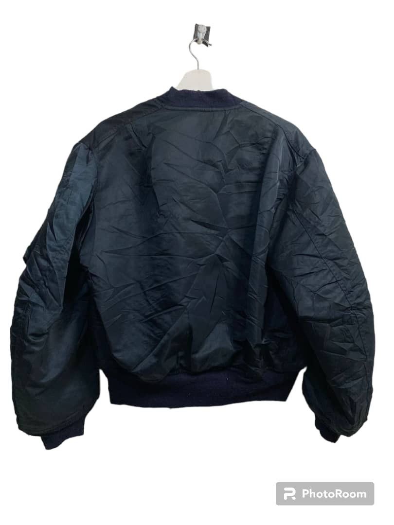 Alpha Industries × Vintage Vintage Alpha Industries Flight Bomber Jacket (Navy Blue) Size US L / EU 52-54 / 3 - 11 Thumbnail