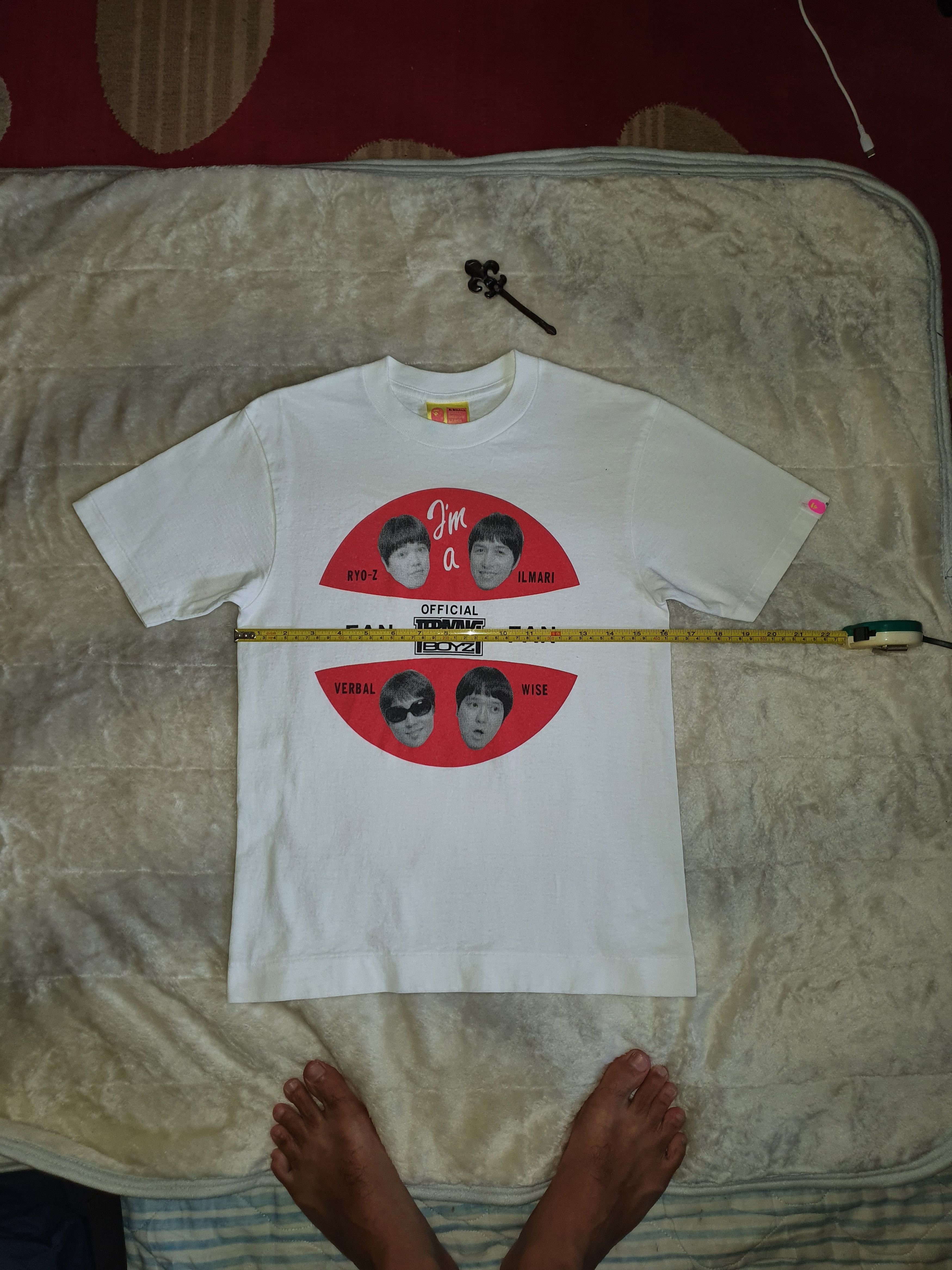 Bape Teriyaki Boyz “I’m a Fan” Official Fan Club Tee Size XS / US 0-2 / IT 36-38 - 11 Thumbnail