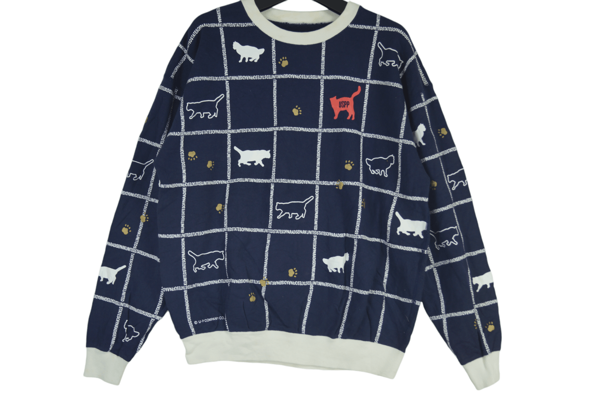 Other United States of Paradise Park Sweatshirt Nice Cat Design Size US M / EU 48-50 / 2 - 1 Thumbnail