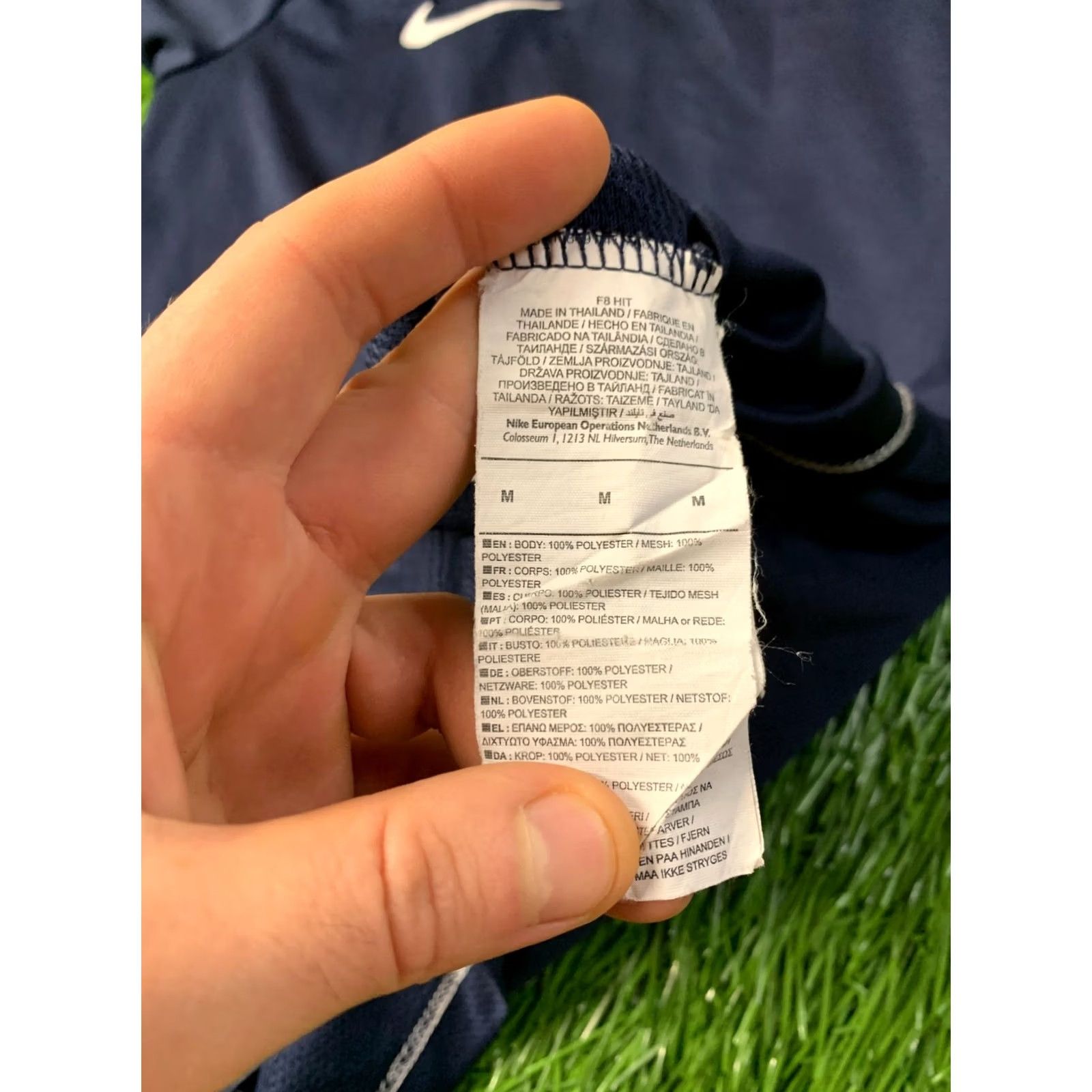 Nike Nike Academy Dri-FIT Football Shirt Men M Navy Blue White 2018 Jersey T-Shirt Nike Dri-FIT" Size US M / EU 48-50 / 2 - 5 Thumbnail