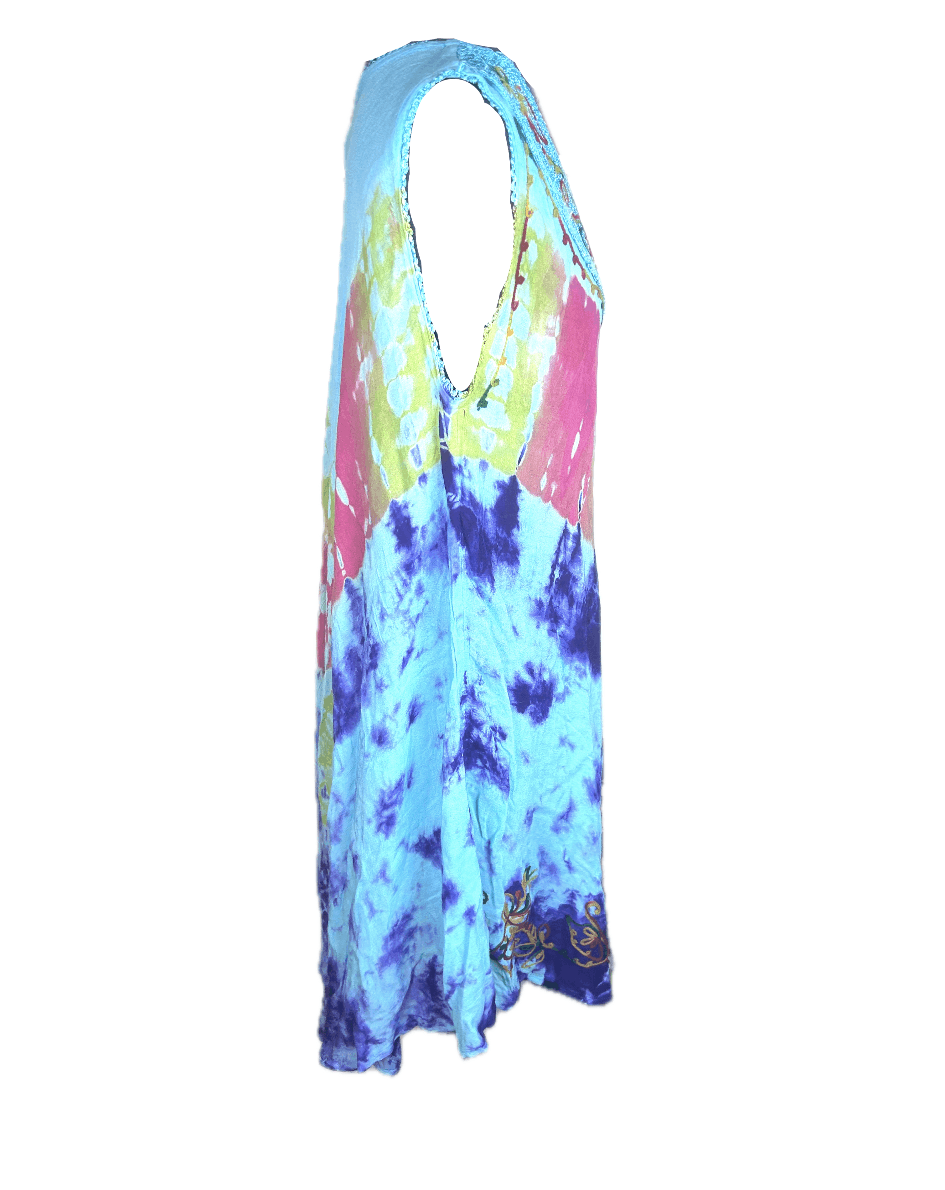 Vintage Y2K Tie Dye Dress Size ONE SIZE - 2 Thumbnail