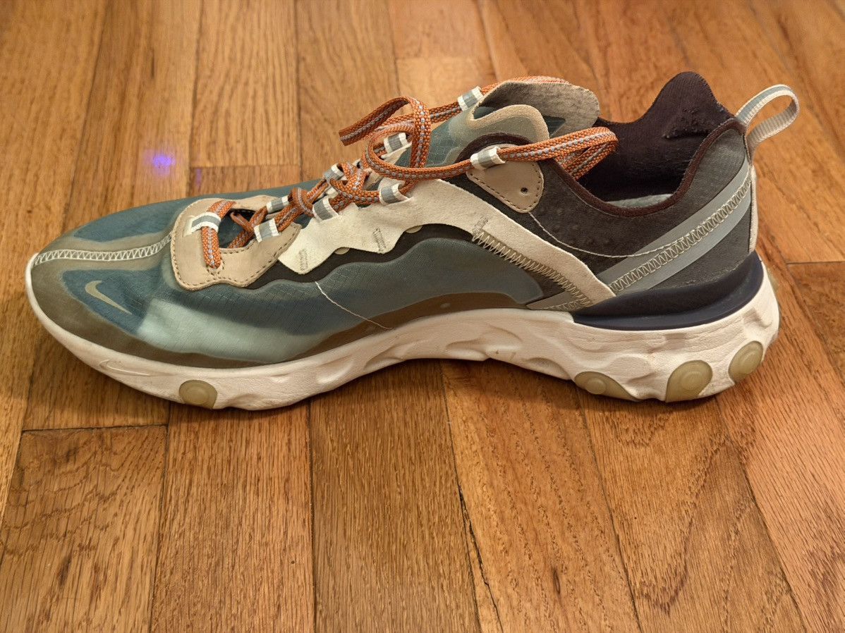Nike × Undercover Nike x Undercover React Element 87 in Undercover Green Mist Size US 11 / EU 44 - 8 Thumbnail