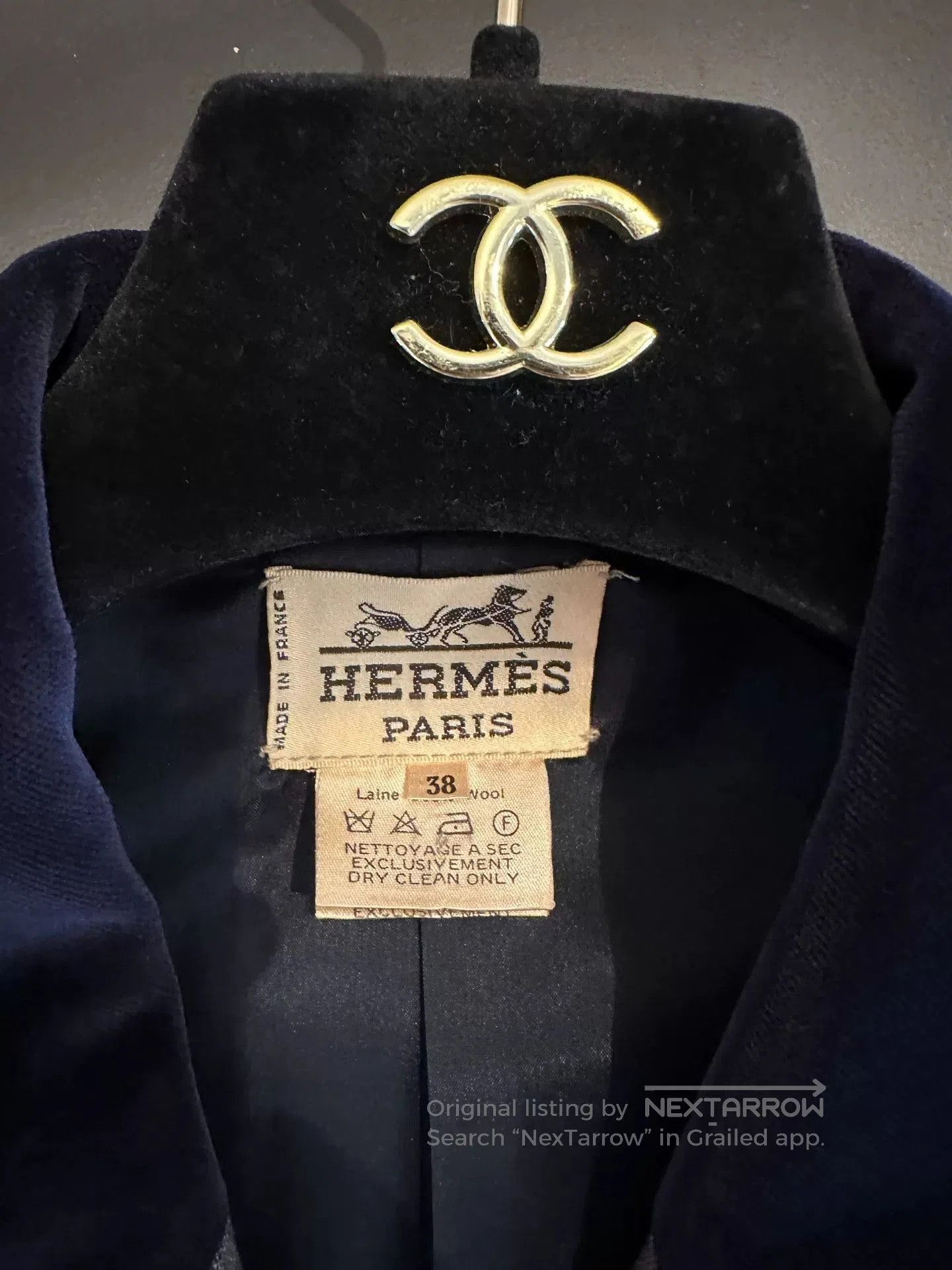 Hermes Hermes Gray Double. Size US M / EU 48-50 / 2 - 5 Thumbnail