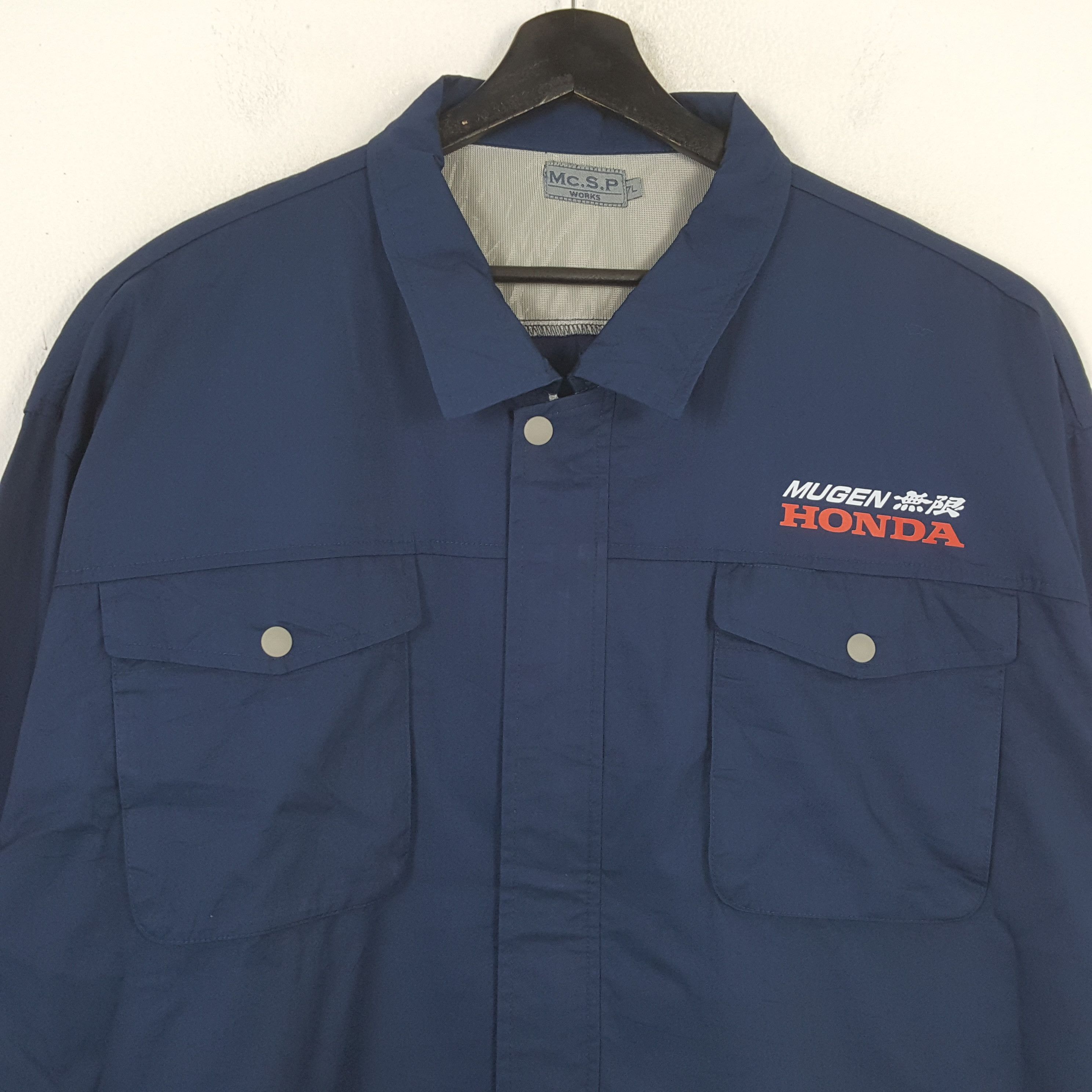 Vintage MUGEN HONDA Japanese Motorsports Custom Art Jacket C287N19 Size US XXL / EU 58 / 5 - 4 Thumbnail