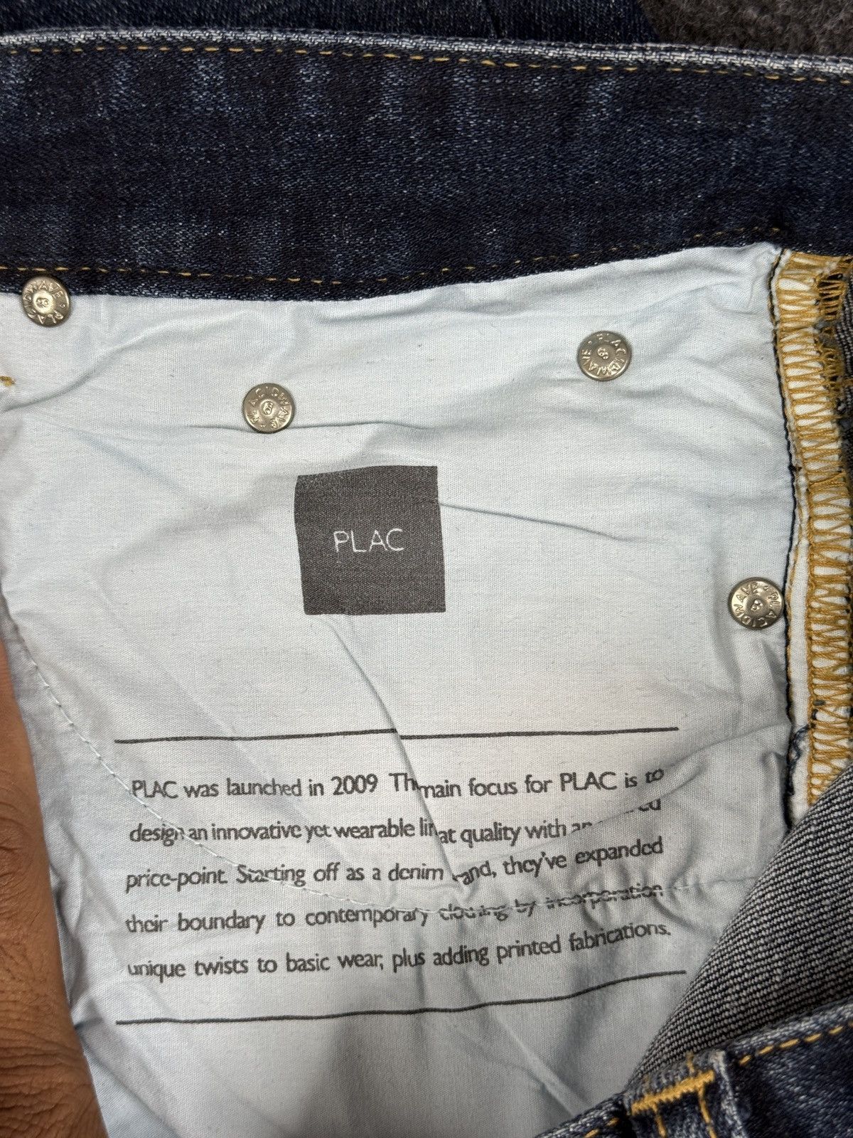 PLAC Plac denim blue jeans pant Size US 34 / EU 50 - 8 Thumbnail