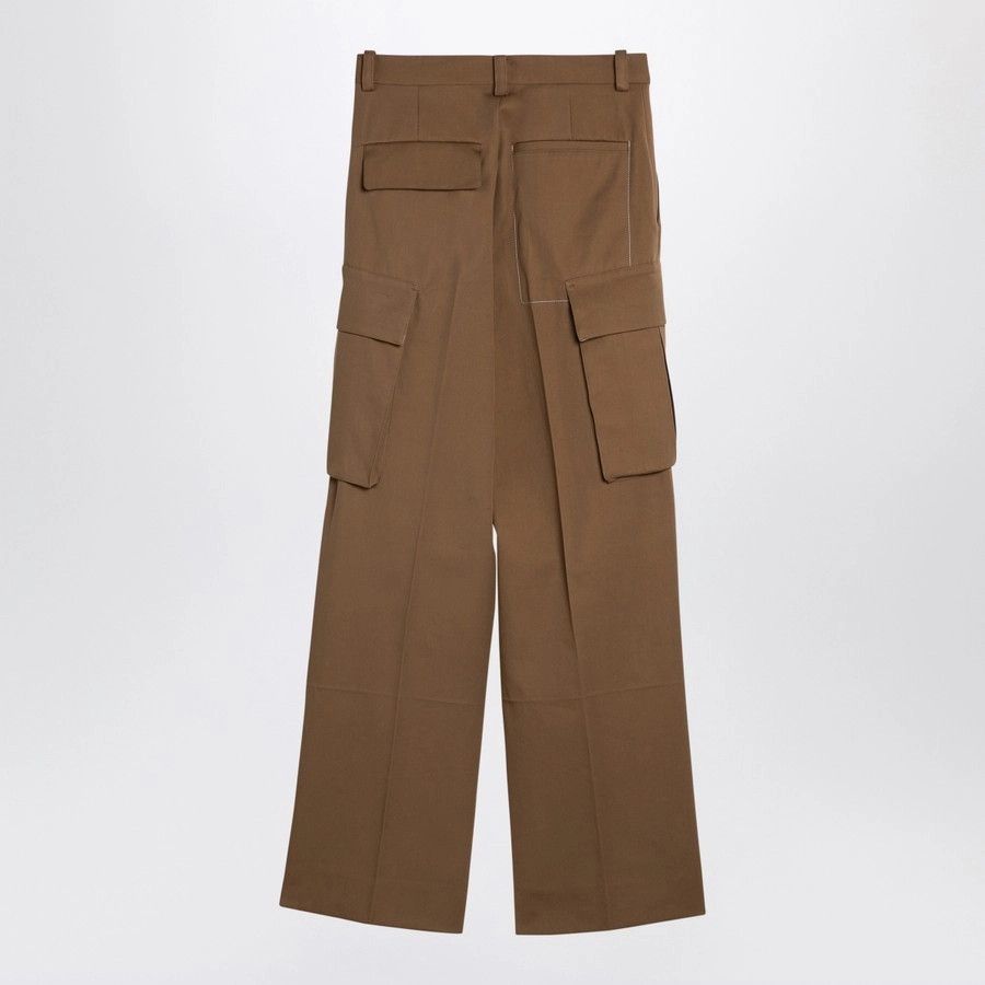 Victoria Beckham o1d2blof1124 Cotton Cargo Trouser in Brown Size 27" / US 4 / IT 40 - 2 Thumbnail